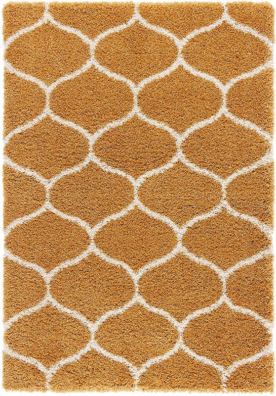 Image of zia carpets Cozy Soft Shaggy Non Slip Carpet for Home Decor Aesthetic Rugs with 2.5 inch Thikness Size 4x6 feet