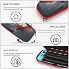 Funda de viaje para Nintendo Switch, estampado de dragón rojo mágico A, compatible con Switch Lite/OLED, estuche protector para accesorios y juegos 3