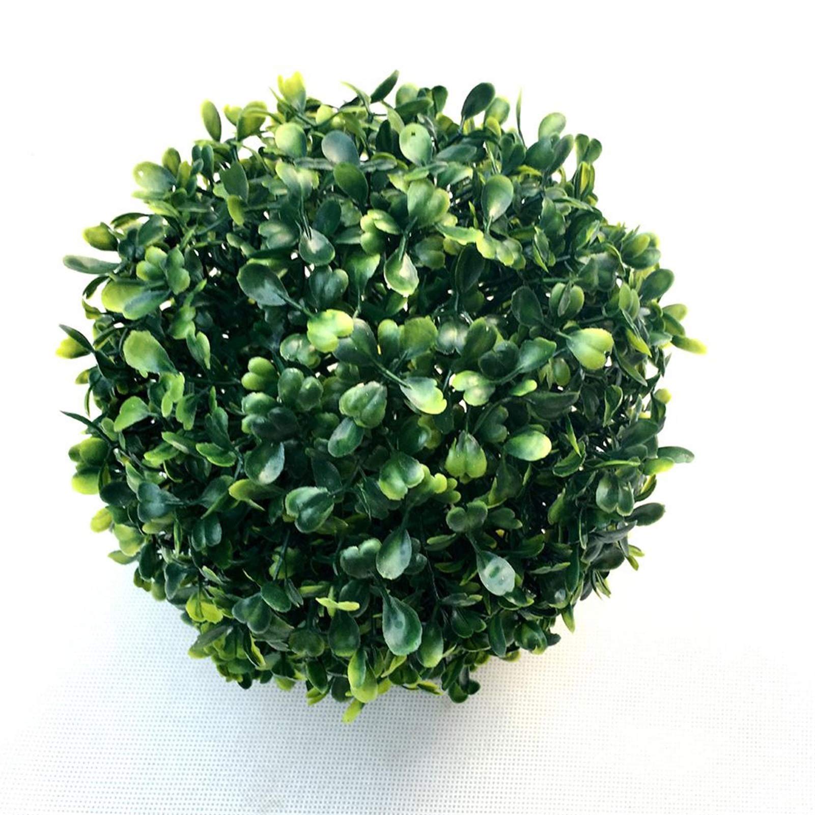 Boule d'herbe artificielle 15cm simulation feuille verte pour decoration maison jardin