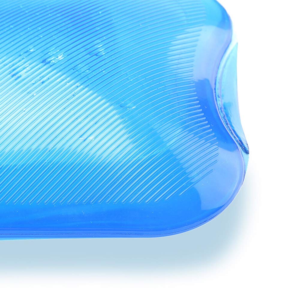 Botella de agua caliente transparente clásica Watehot llena portátil reutilizable Ideal for aliviar el dolor, bolsa fría y caliente/Blu(Purple)