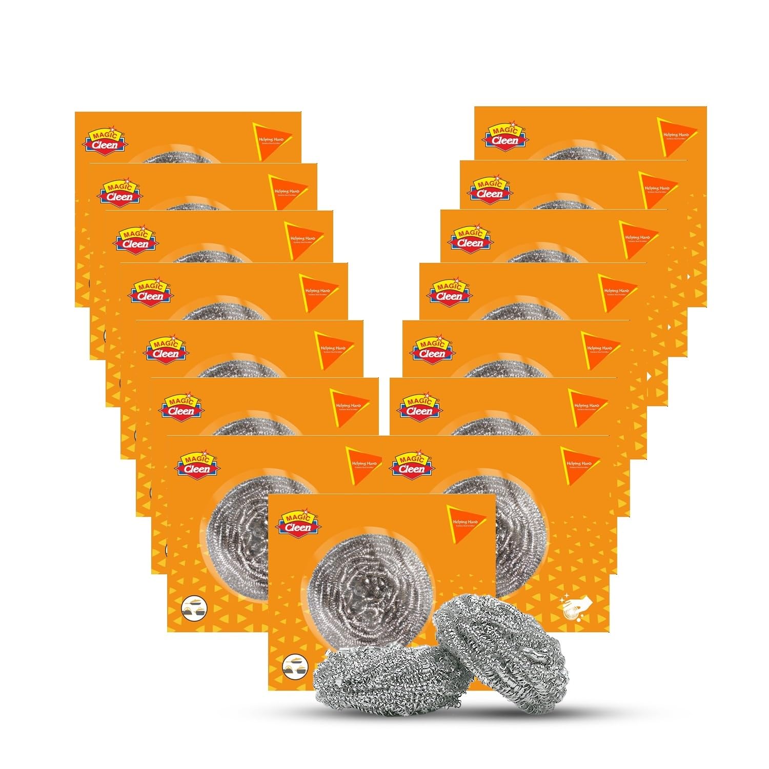 See full amazon price history chart for Magic Cleen Stainless Steel Multipurpose Scrubber 12 Gram Each (Pack of 15-Pieces) Magic Cleen Stainless Steel Multipurpose Scrubber 12 Gram Each (Pack of 15-Pieces) (B0CTMKYPGS) Amazon Price History, Amazon Price Tracker