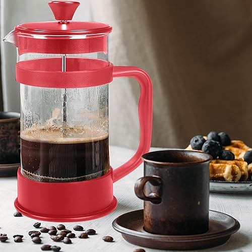 Miniatura 14 de Utopia Kitchen Cafetera de prensa francesa de 12 onzas, 0.35 litros, tetera, prensas de café de viaje, resistente al calor, olla de borosilicato