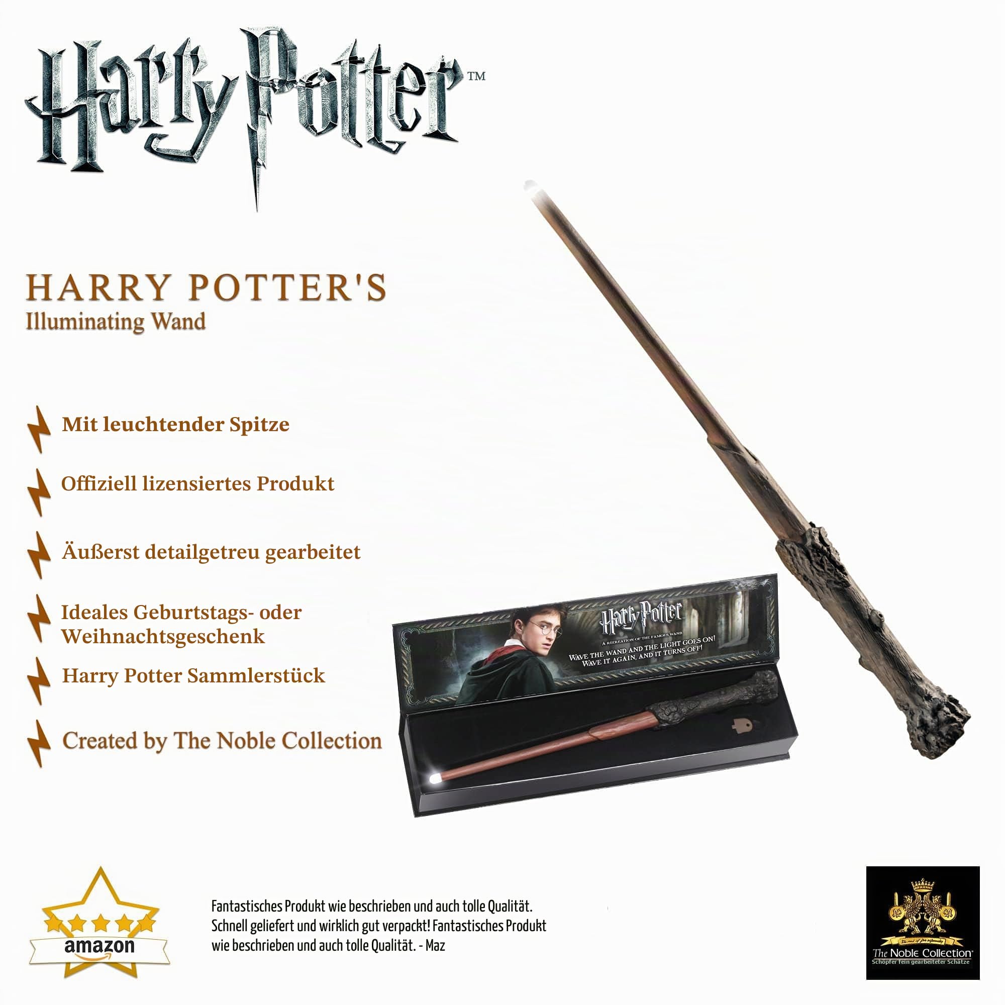 Harry Potter Glühstab 36Cm
