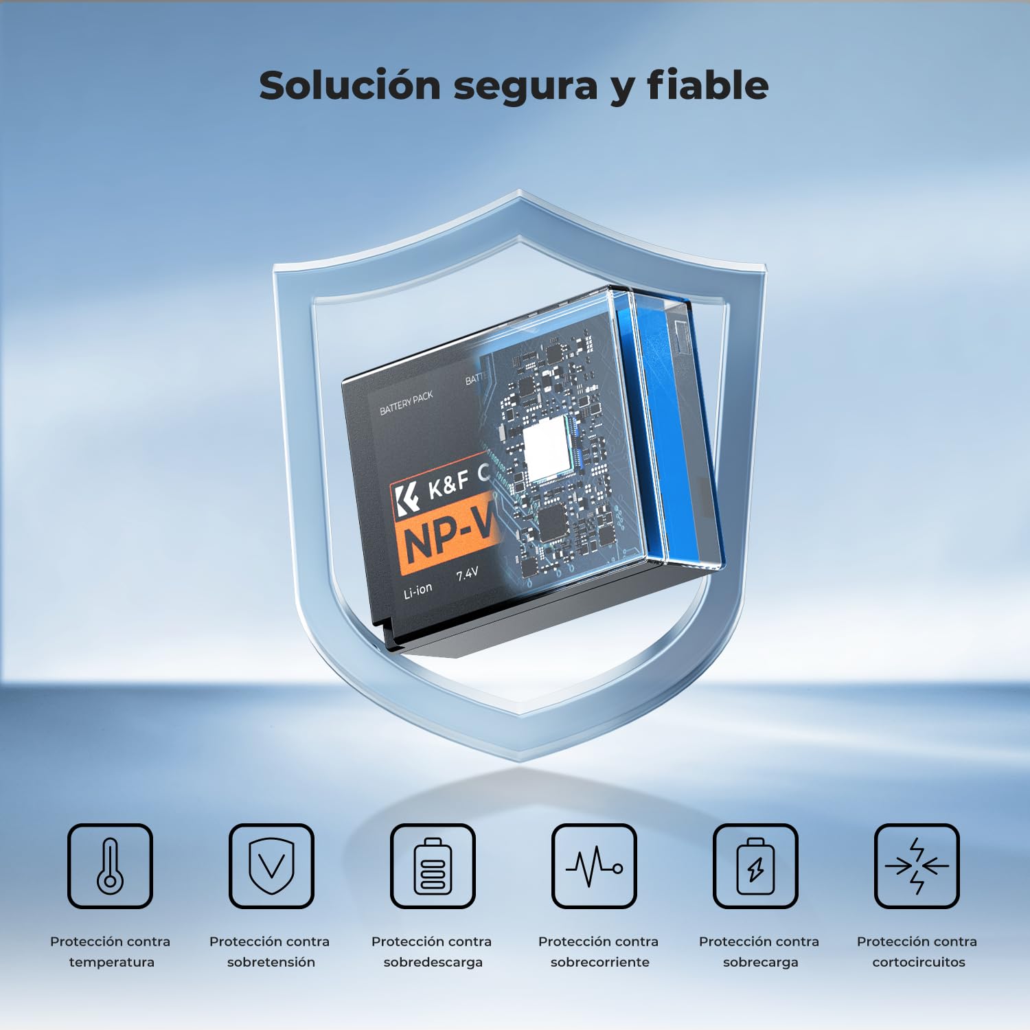 K&F CONCEPT NP-W126 NP-W126S Batería 2x1300mAh Compatibile con Fujifilm XM5/X100VI/X100V/XS10/XT30/XT30 II/XT20/XE4/A5, Cargador Rápido de Doble Ranura con Entradas Type-C y Micro-USB