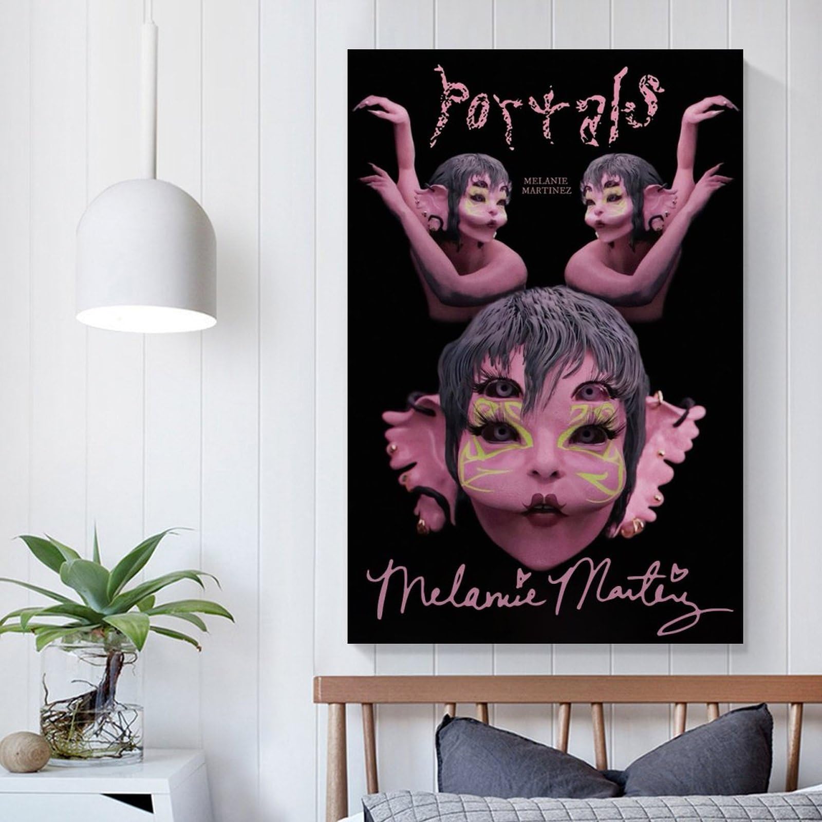 Amazon.com: OLLWBYDM Póster de Melanie Martinez con portales