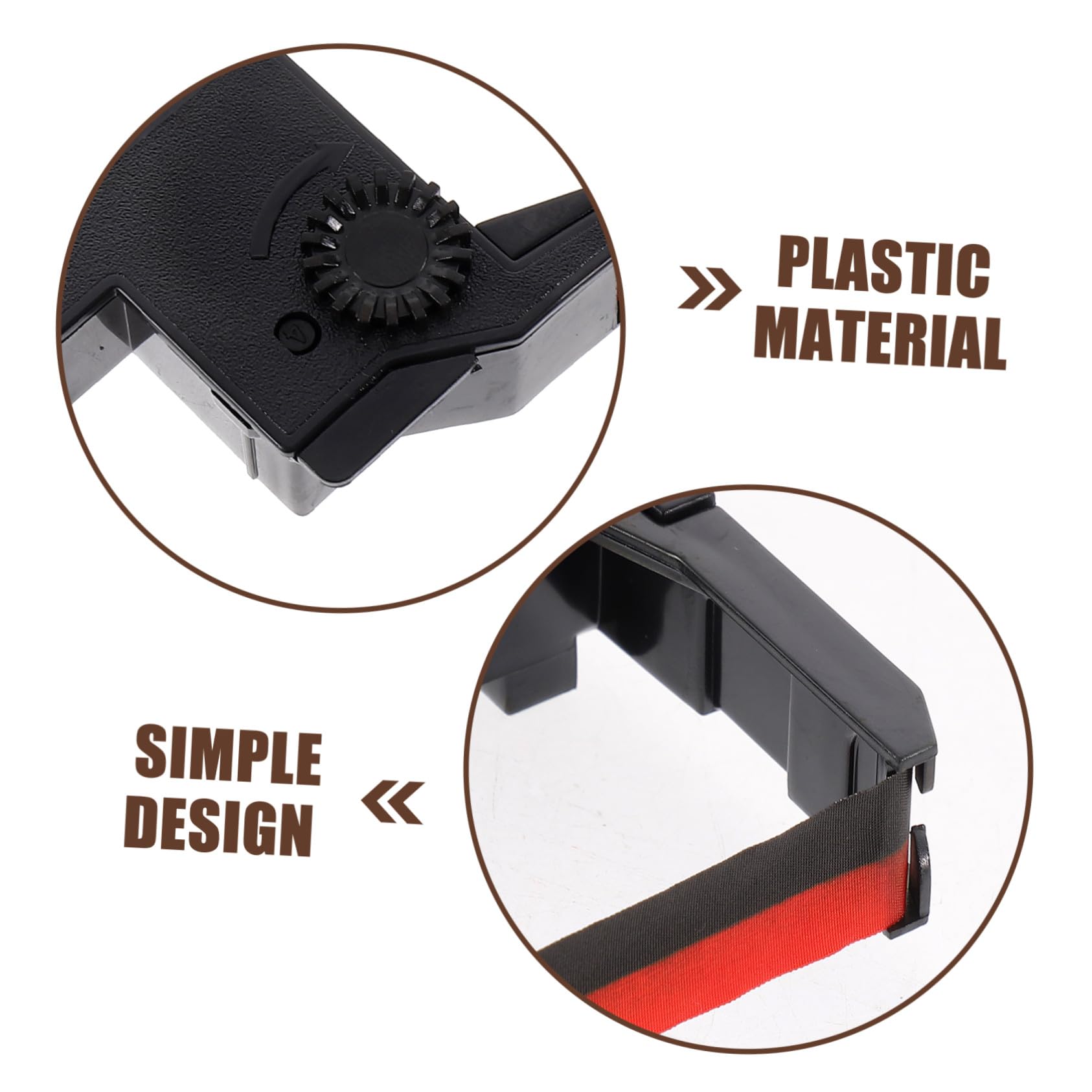 Sewroro Lot de 5 Boîtes à Ruban Erc30/38/34 Noir Rouge Compatible Porte-ruban Imprimante Matricielle Tm-u220 U230 M188b
