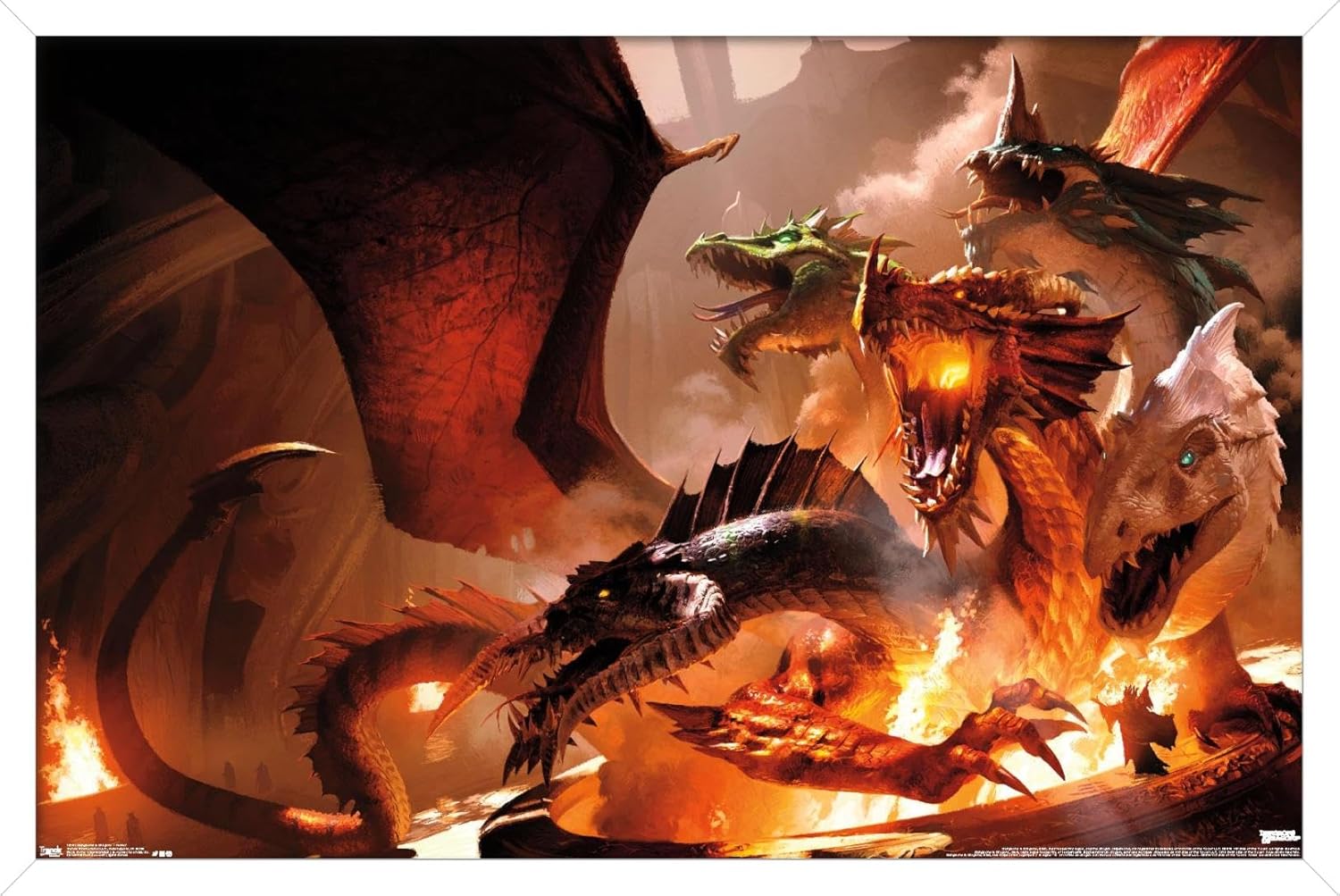 Dungeons and Dragons - TIAMAT Wall Poster, 34L" x 22.4W", Premium Unframed Version