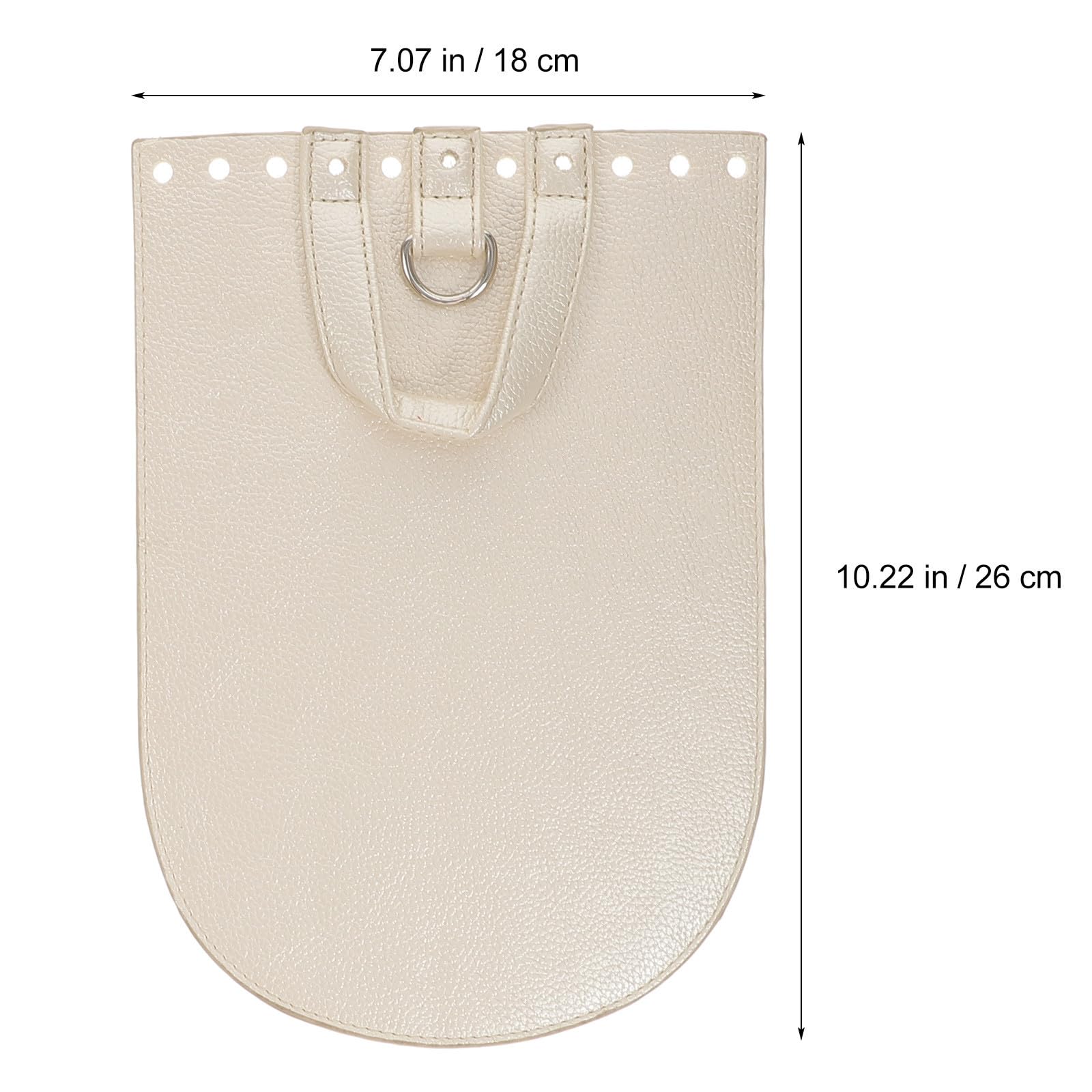 de Accesorios y Materiales para Bolsos Hechos a Mano 7 Piezas para Hacer Bolsos de Pu Bordes Suaves, Suministros para Manualidades DIY