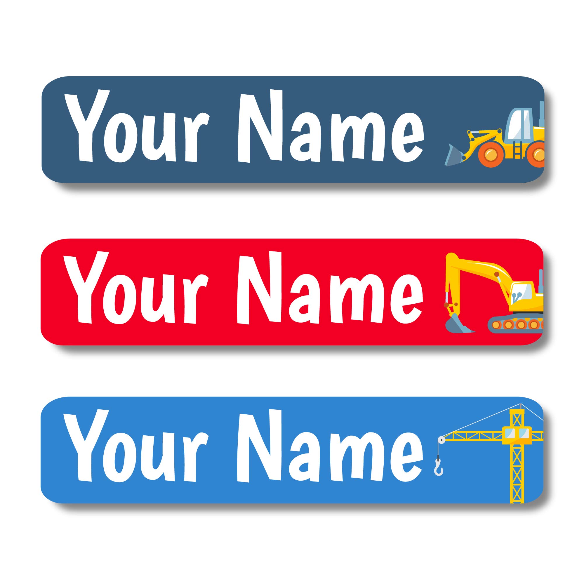 Lovable Labels Personalized Labels for Kids (45 Labels) - Waterproof Dishwasher Safe Peel and Stick Labels are Great for School Supplies Daycare Camp