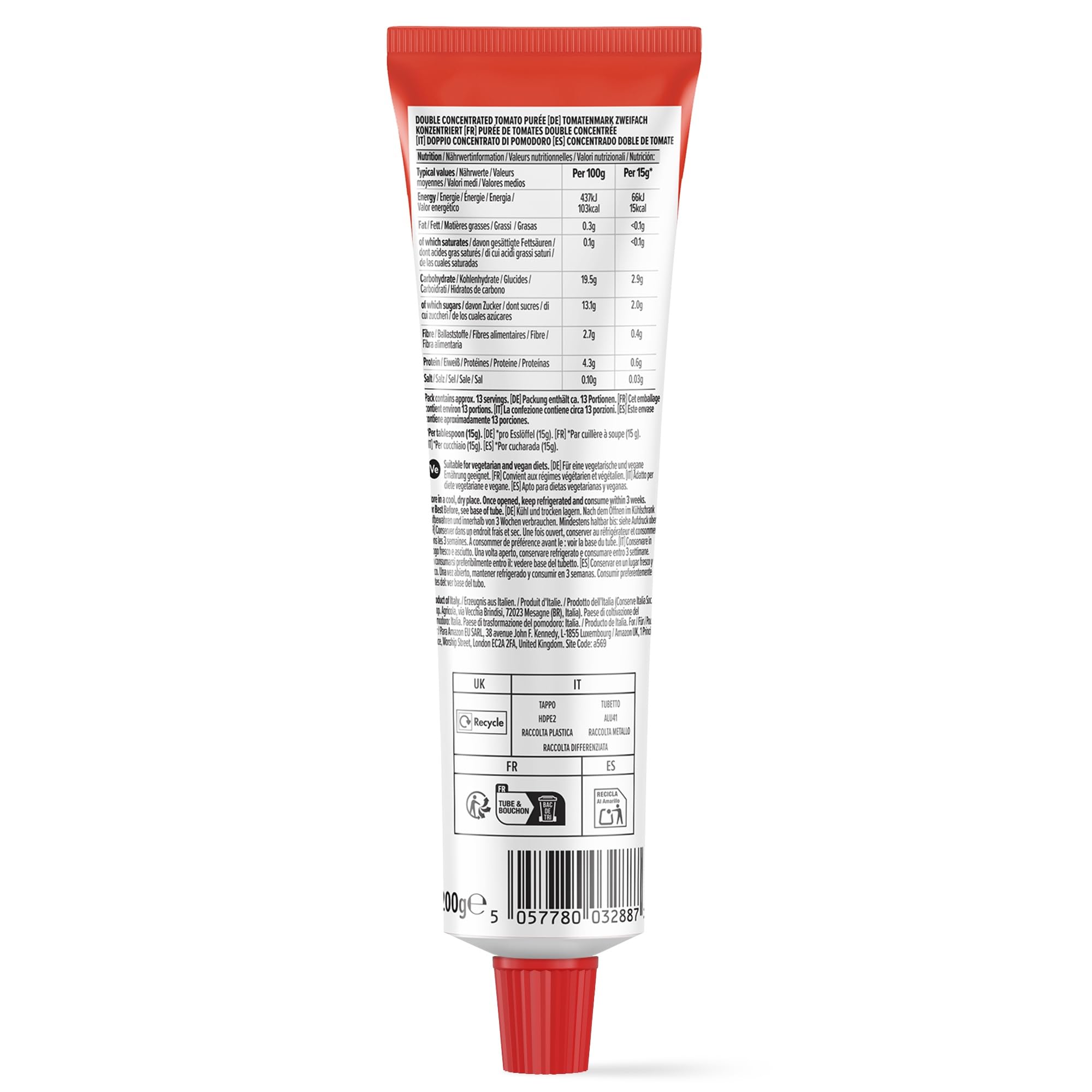 By Amazon Tomate Doble Concentrado, 200g