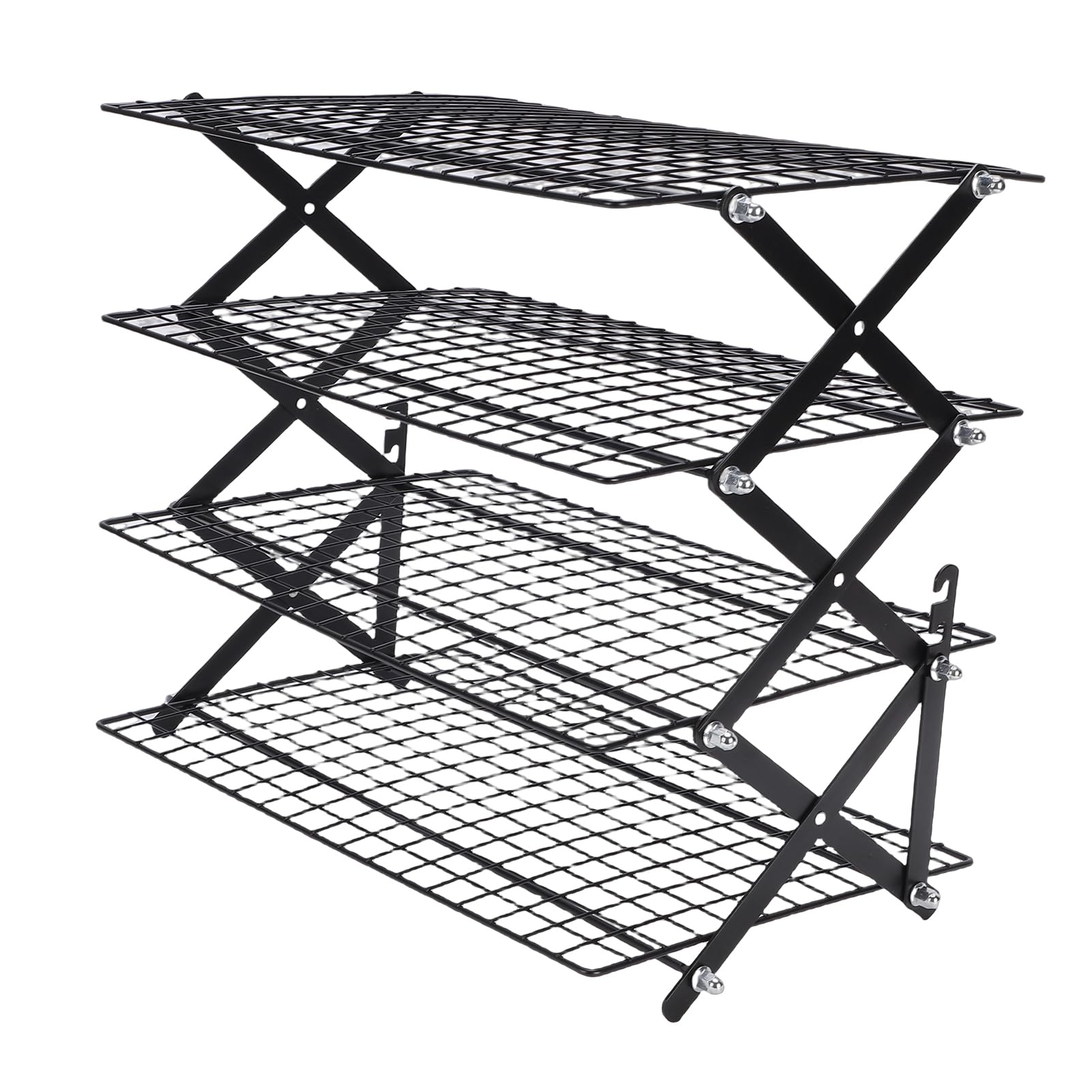 Cryfokt Cooling Rack with 4 Tier Design, Space Saving Iron