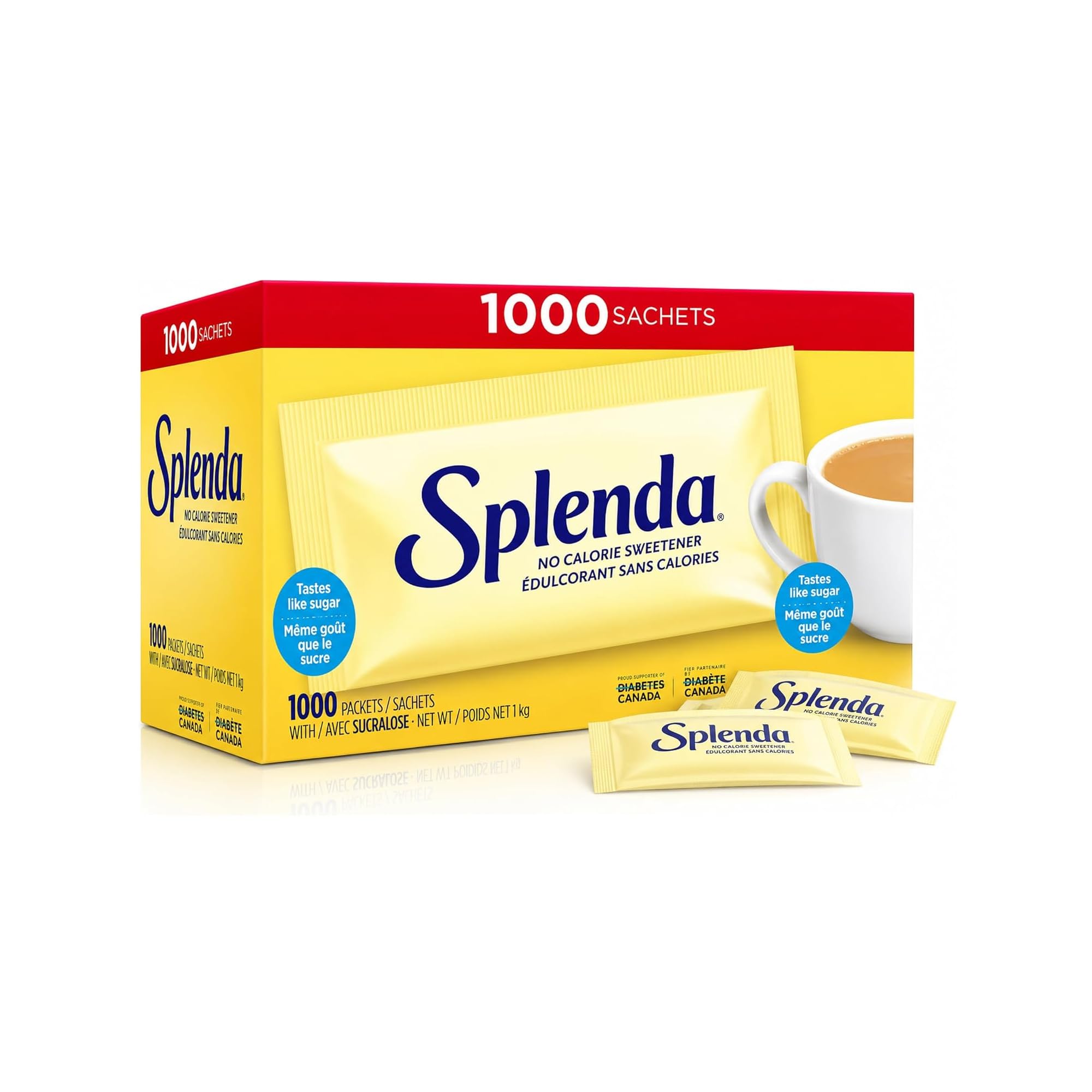 SPLENDA Zero Calorie Sweetener Packets (1,000 ct.)