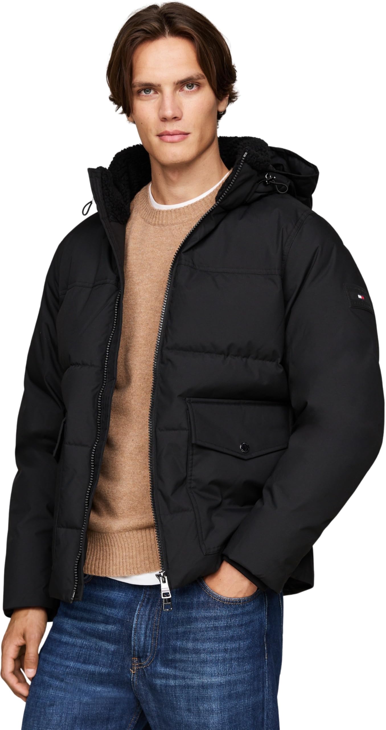 Tommy Hilfiger Herren Rockie Utility Hooded Jacket Mw0mw37125 Andere Jacken (1er Pack)