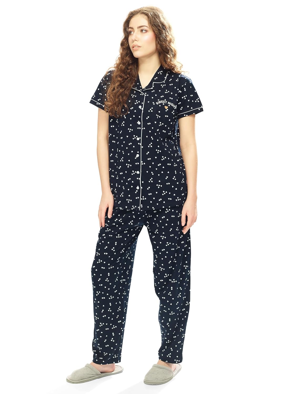 WEET Women's Heart Printed Night Suit Set - Review, Price and Buying Guide
