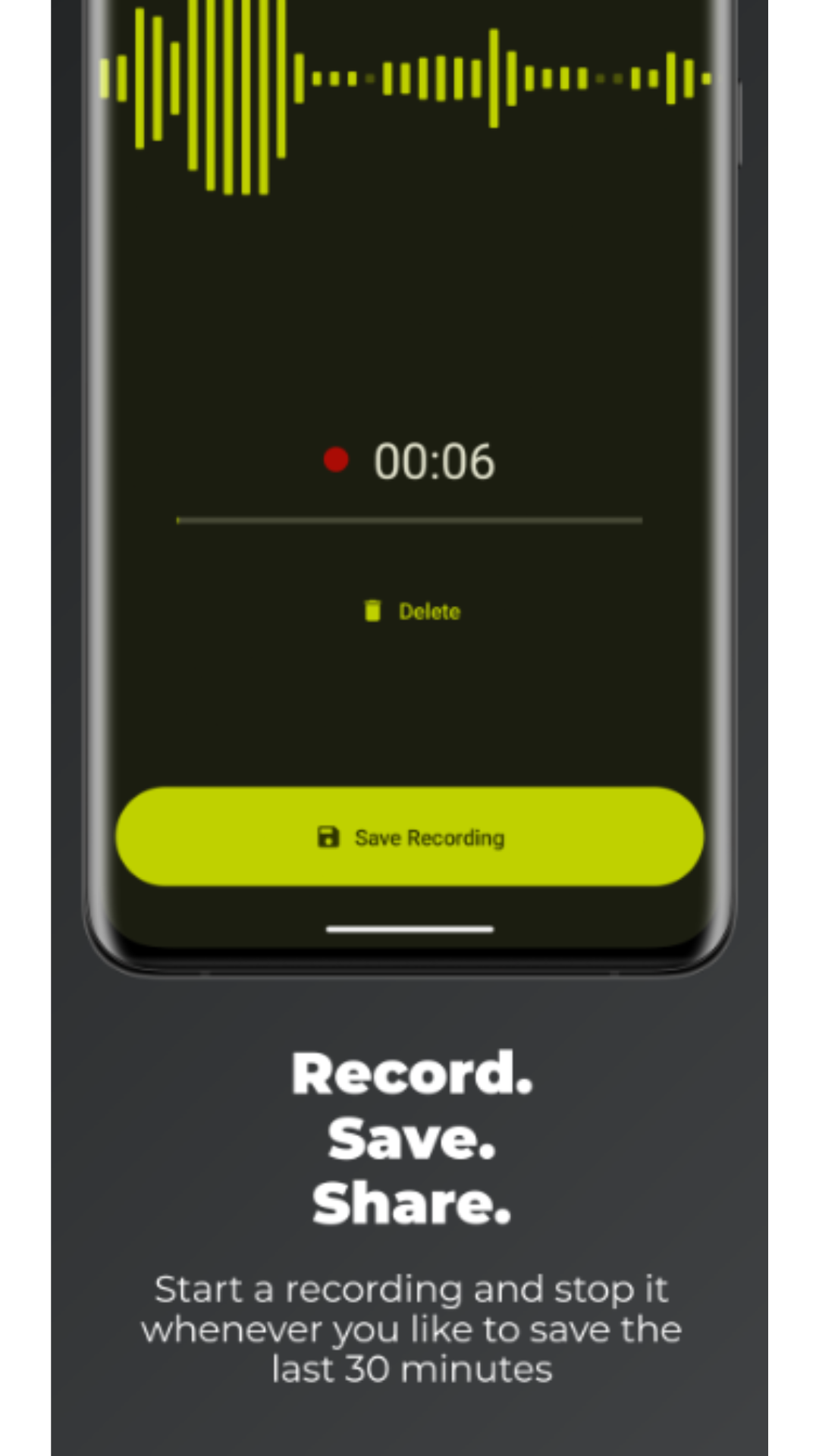 Alibi App Alibi: Background Recorder & Instant Playback - App on Amazon Appstore