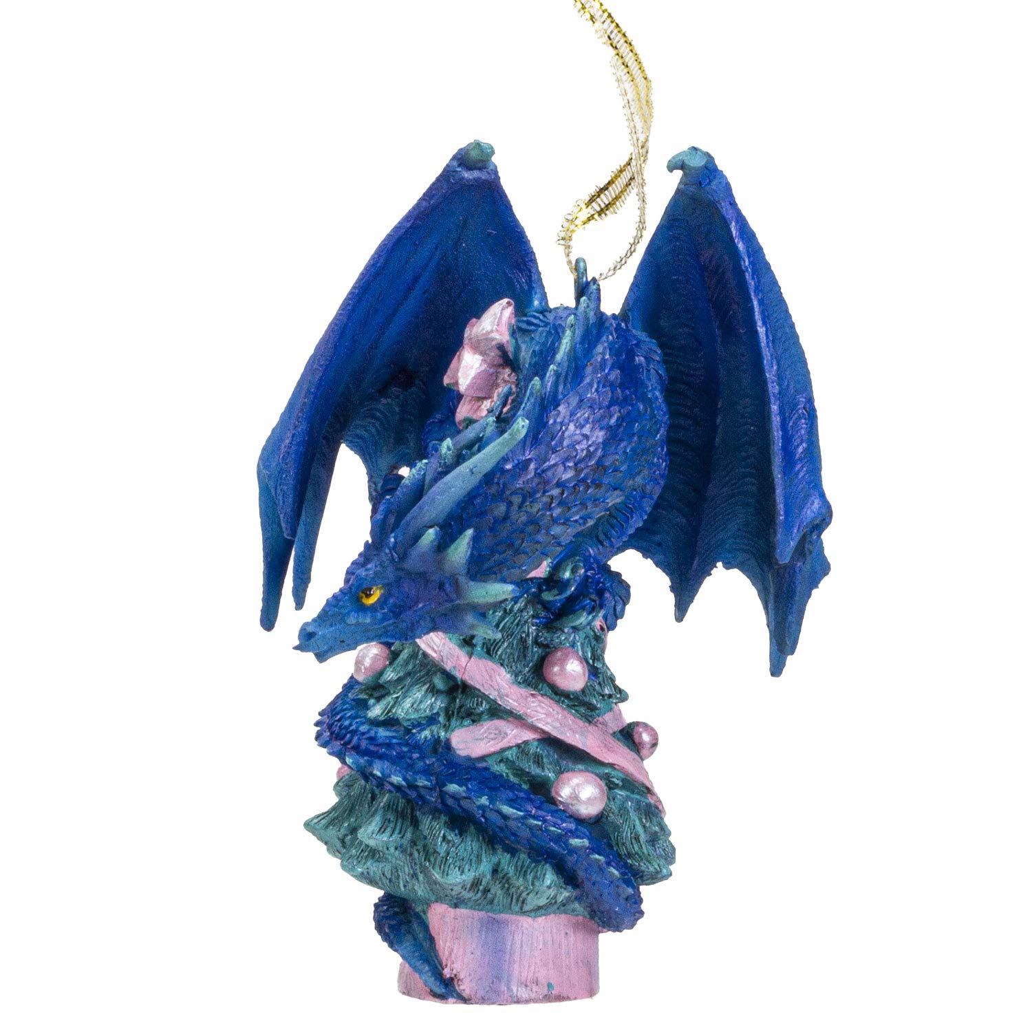Arbre Dragon pour décoration de sapin festive design fantastique salon ambiance Noël mystique