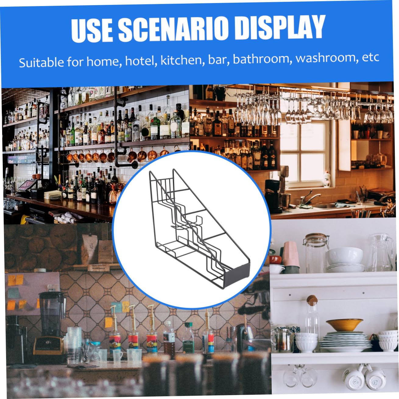 Cabilock Sirup Organizer Mit Schrägem Design Für Einfache Entnahme Platzsparendes Regal Für Küche Oder Zufällige Farbe
