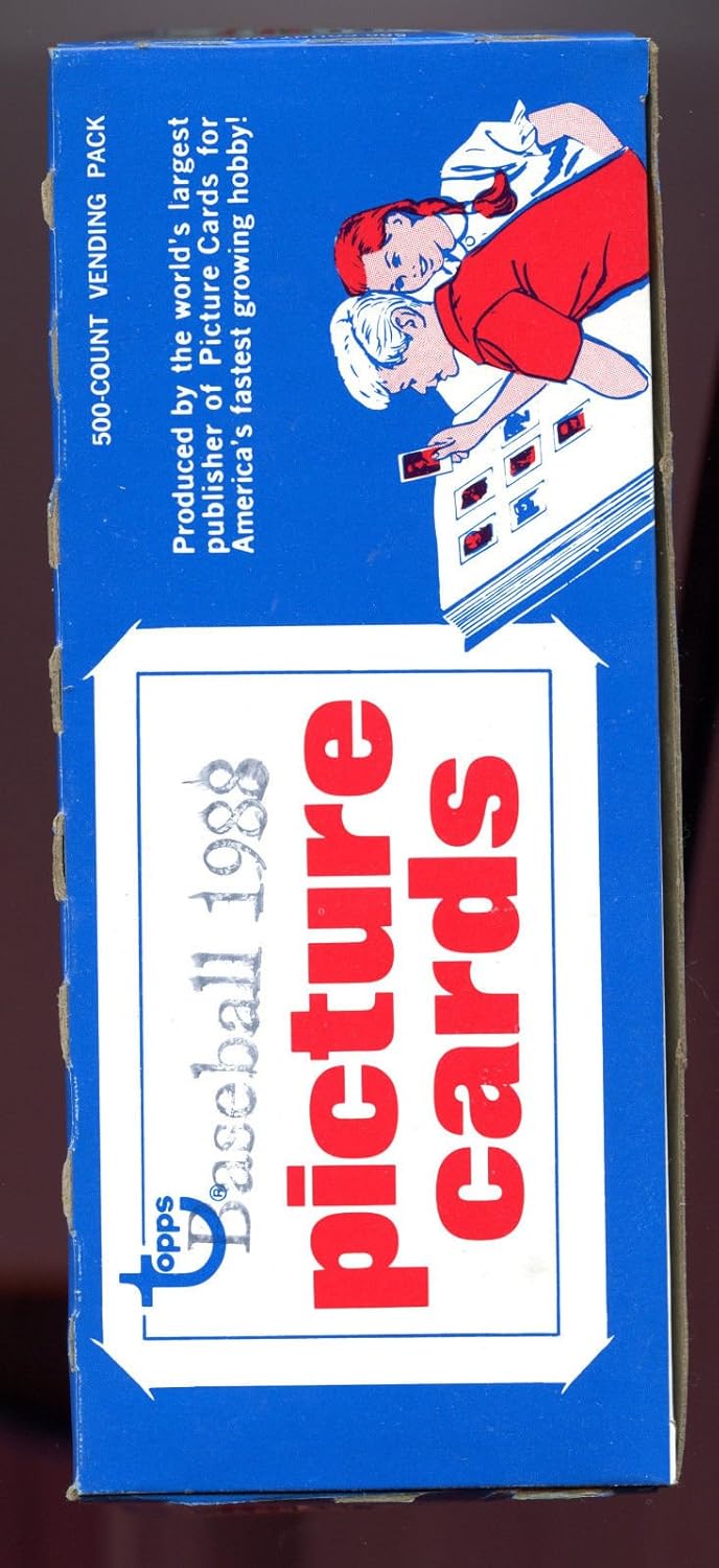 1988 Topps Baseball Vending Box ~ Wax Pack Tom Glavine Rookie Card Set FROM CASE