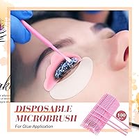 Vista 5 de Kit de levantamiento de pestañas, 232 piezas, 50 varillas de elevación de pestañas, 2 herramientas separadoras de pestañas con peine de separación