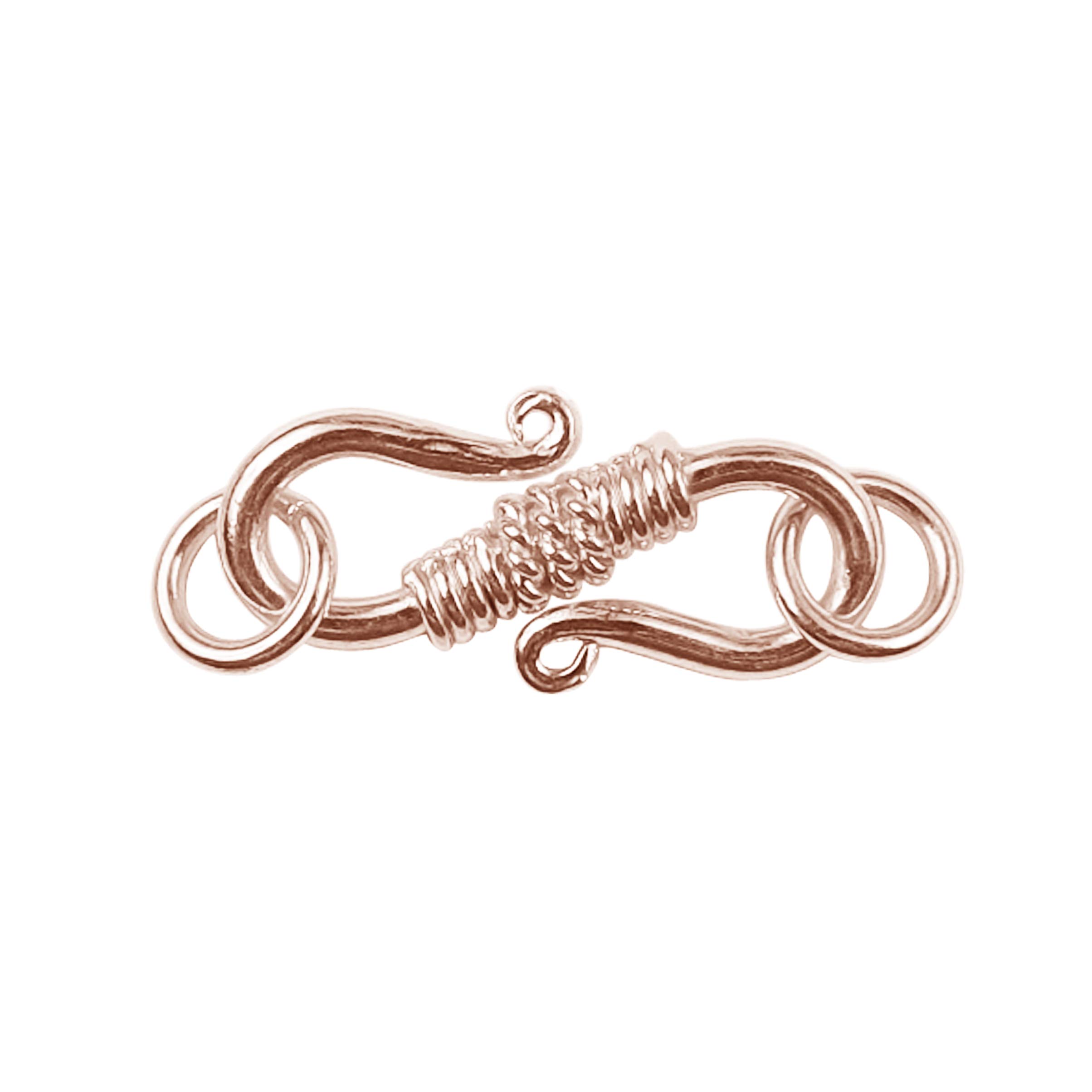 Rose Gold Overlay ''S'' Hook CRG-158