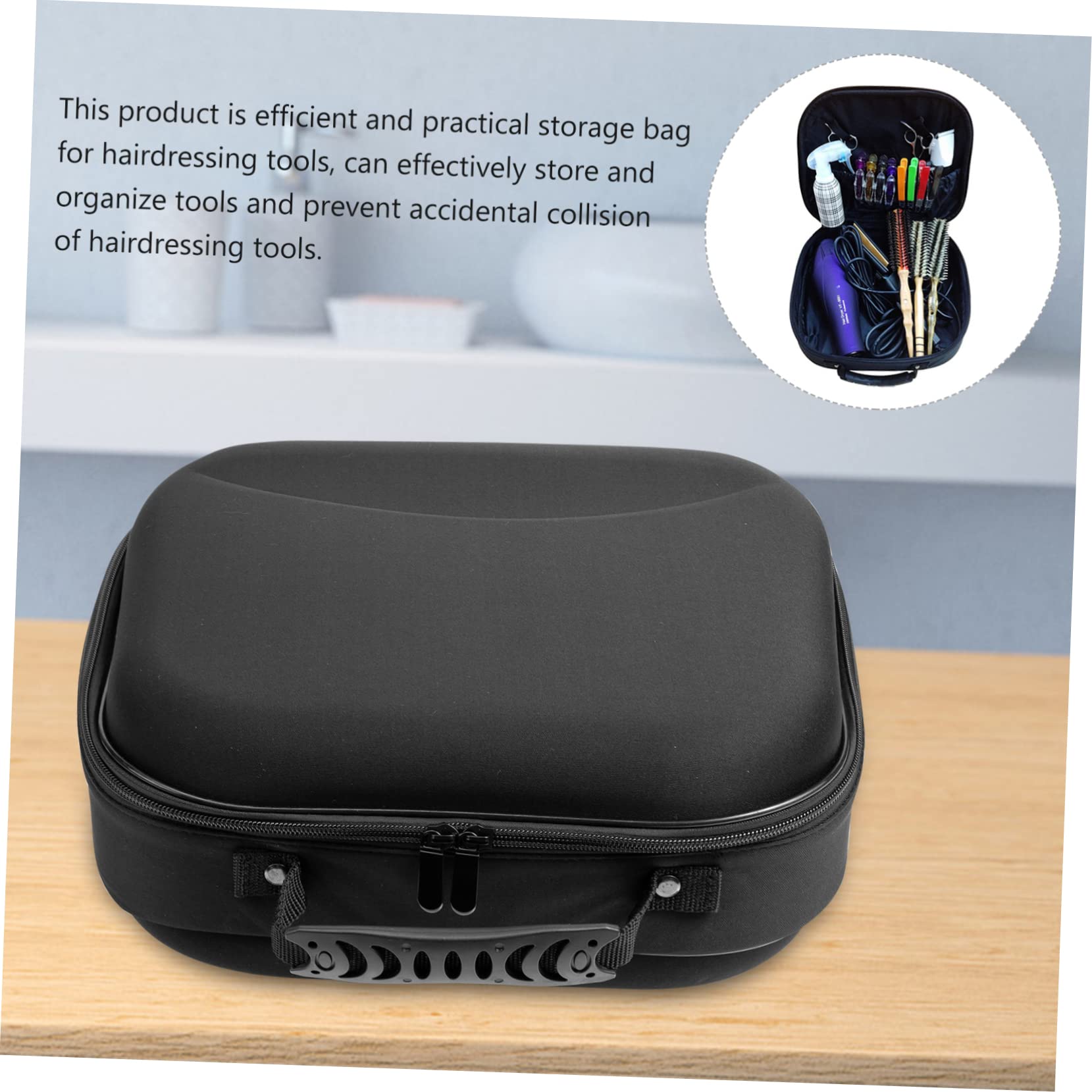 Housoutil Borsa Organizer Per Strumenti Parrucchiere Porta Asciugacapelli e Forbici Accessori Professionali Per Parrucchieri e Barbieri Compatta e Leggera Per Uso Domestico e Viaggi