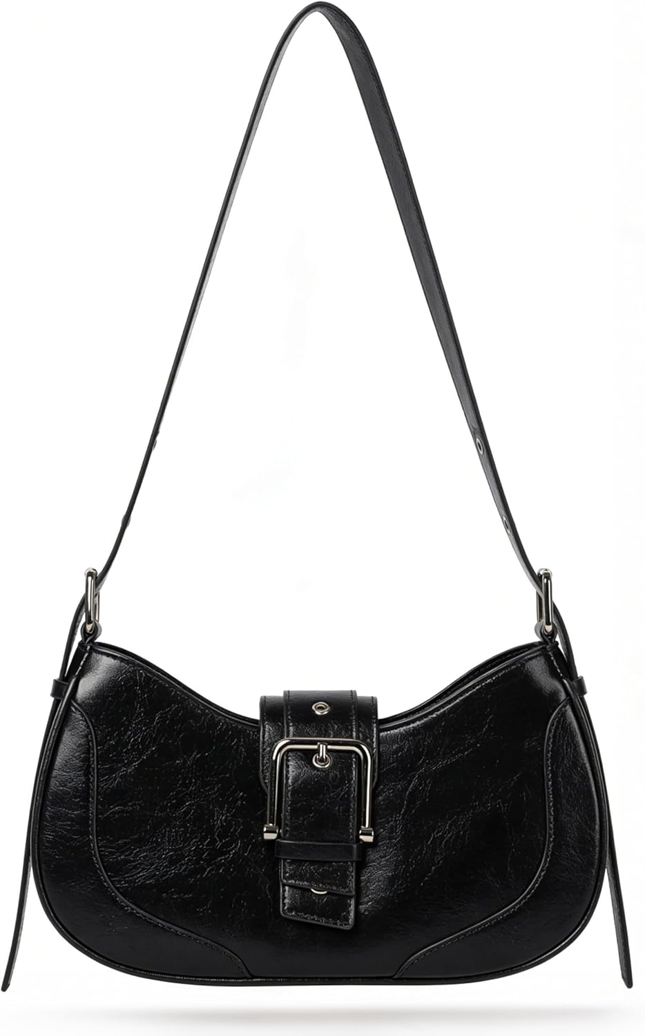 Joryin Y2K Purse Vintage Shoulder Bag Crossbody Bag for Women Hobo Crescent Handbag Retro Underarm Bag