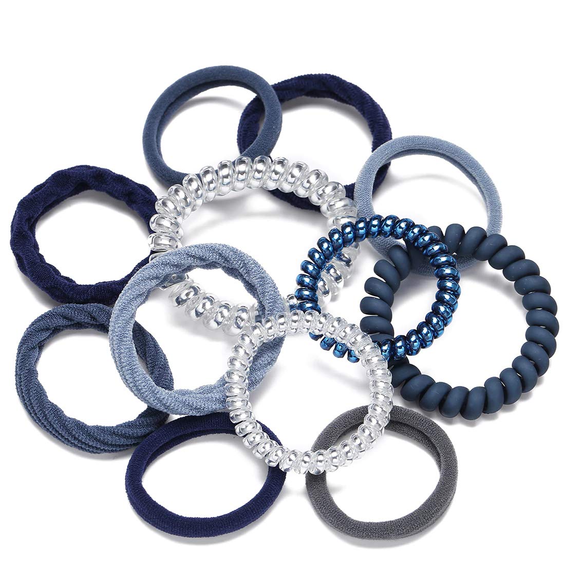 Multicolor Hair Rubber band For Women/Girls (12 Pcs Set) (CT-HC-6609)-image-34
