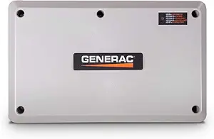 Generac 7006 100 Amp Load Manager - Efficient Load Prioritization and Wire-Free Technology for Reliable Power Management - Lock-Feature and LED Status Display for Convenient Operation - Gray