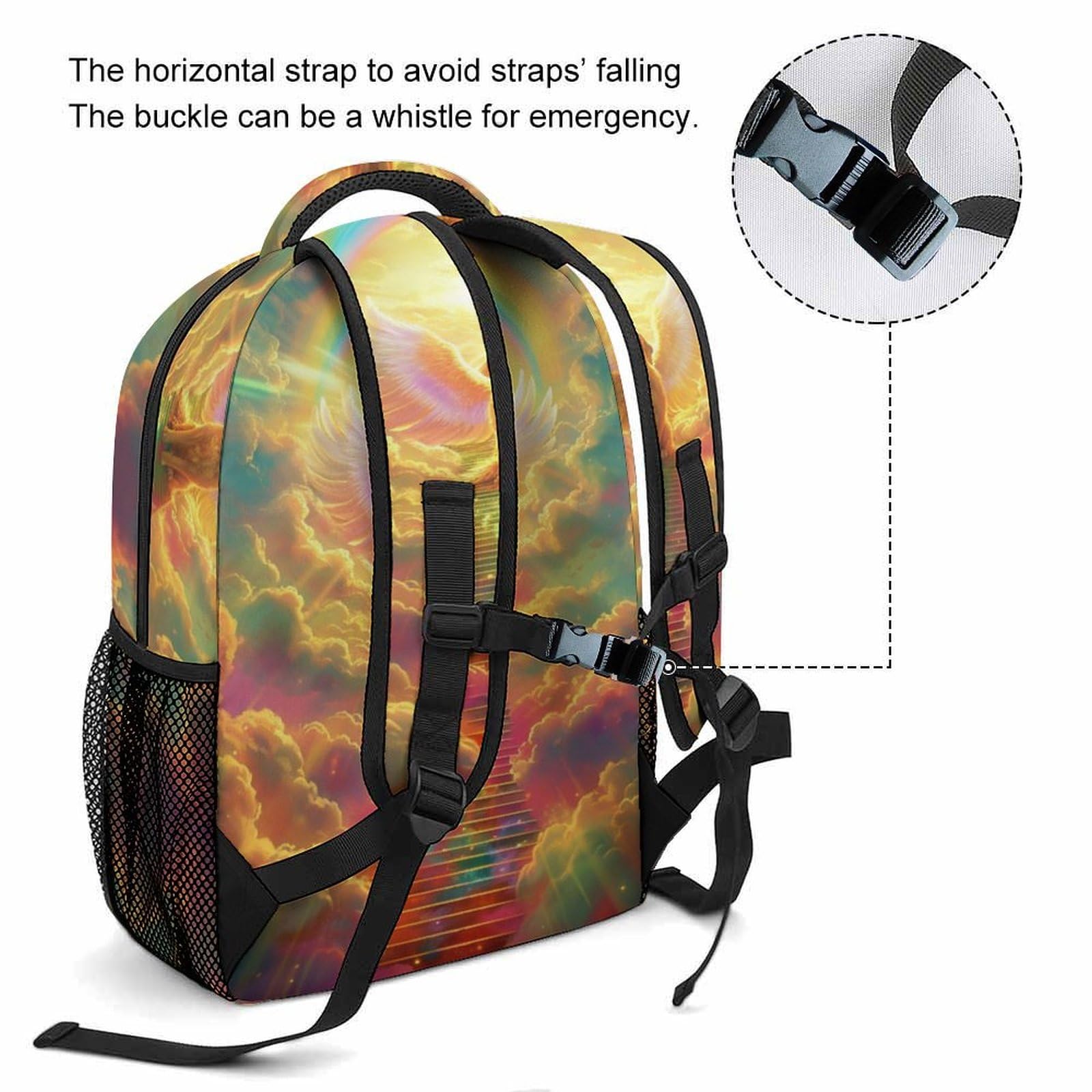 Hund Engel Schulrucksack Mädchen Jungen Haustiere Schulranzen Casual Daypack Buchtasche Büchertasche Für Schule Und Reise One Size
