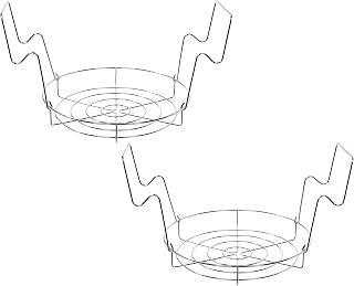 Concord 12" Stainless Steel Canning Rack 2-Pack - Holds 8 Pint/7 Quart Jars, Rust-Proof, Extra Thick 3mm Wires for Stability