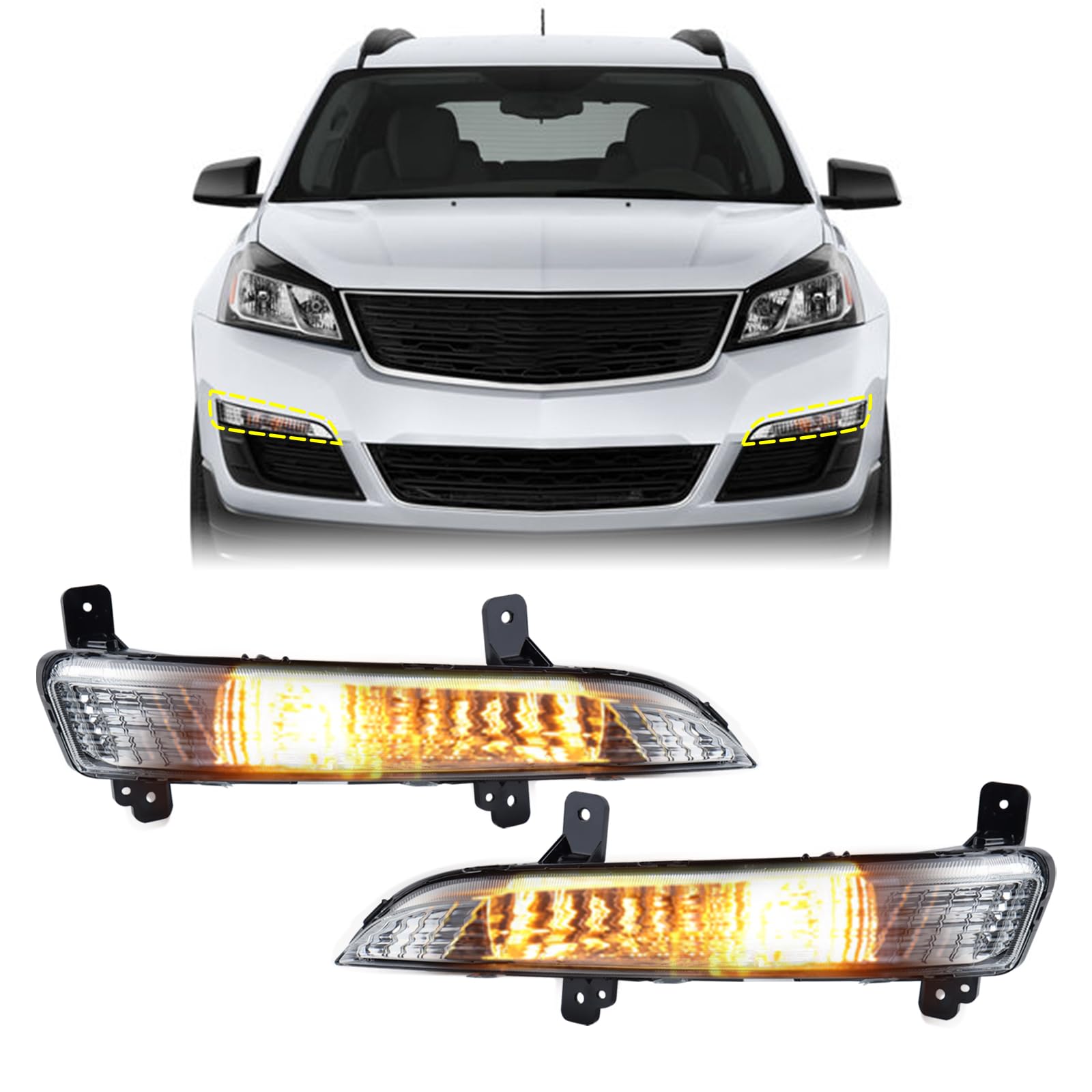 Amazon.com: KAMDKI Pair Turn Signal Light Fit For 2013-2017 Chevy