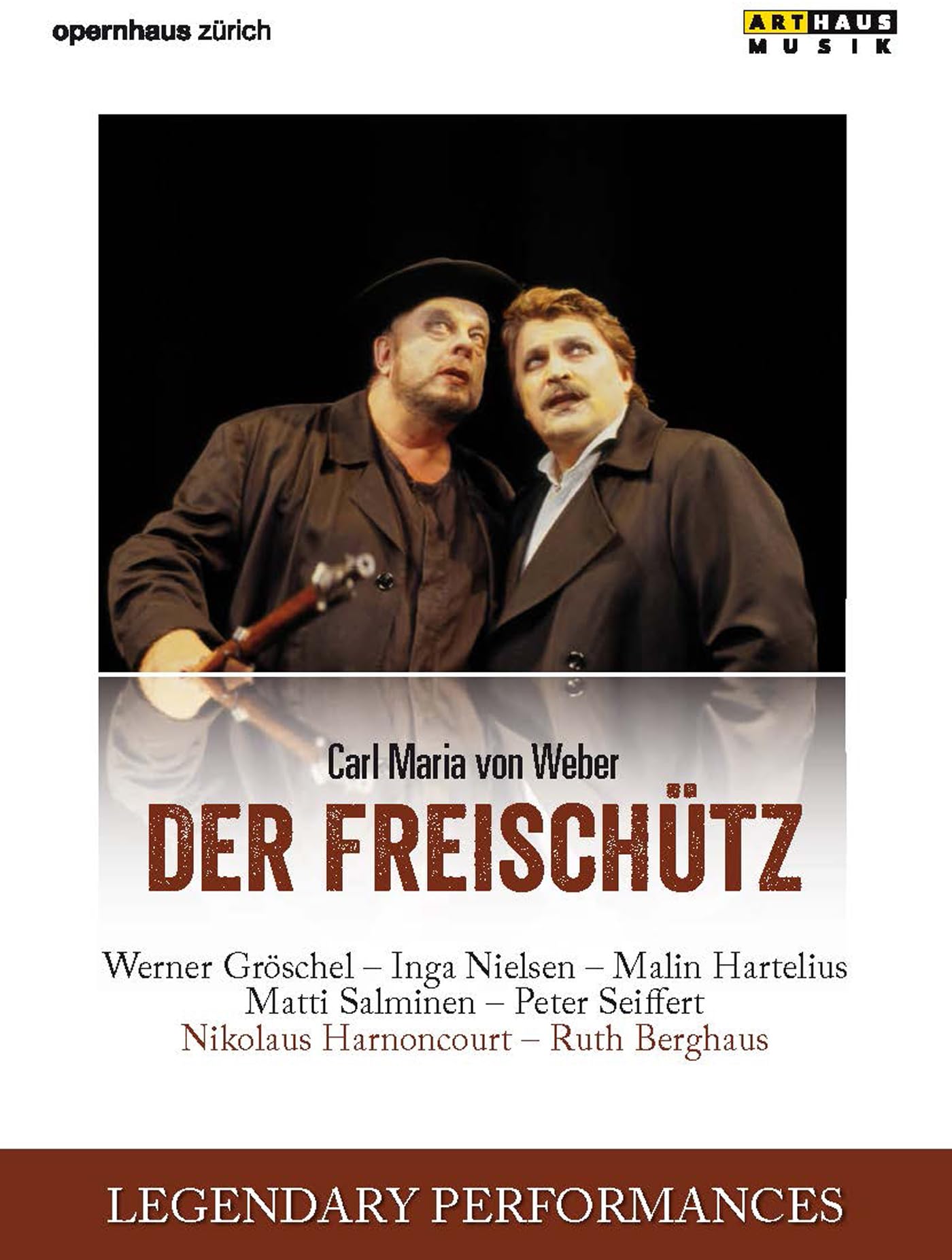 Weber:Der Freischutz [Chorus and Orchestra of the Zurich Opera House, Nikolaus Harnoncourt] [ARTHAUS : DVD] [1989]