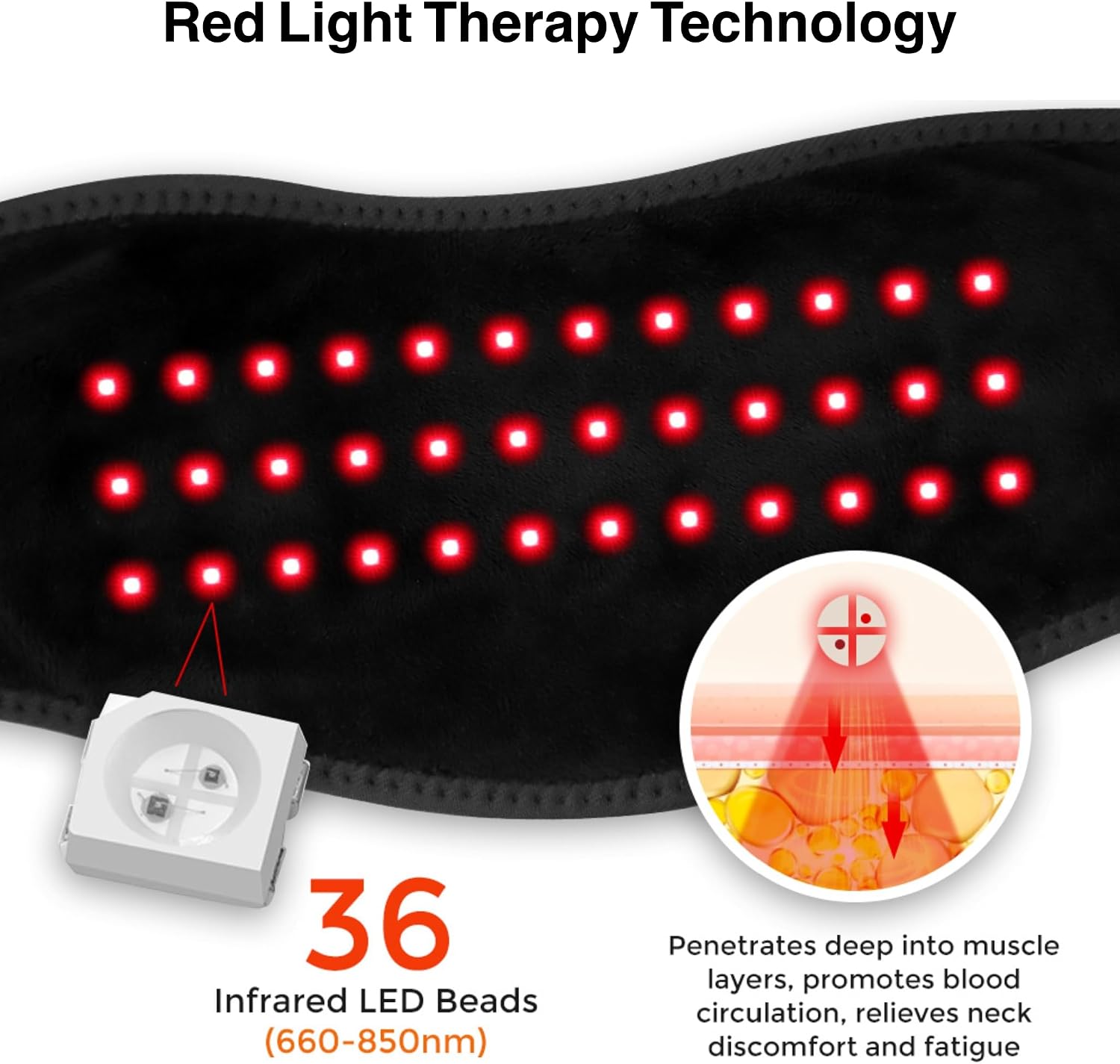 Cordless TMJ Heating Pad for Jaw with Vibration & Red Light, Jaw Massager with Heat, Face & Jaw Wrap for Jaw Tension Relief, Rechargeable Facial Heating Pad, 3 Heat & 3 Massage Modes