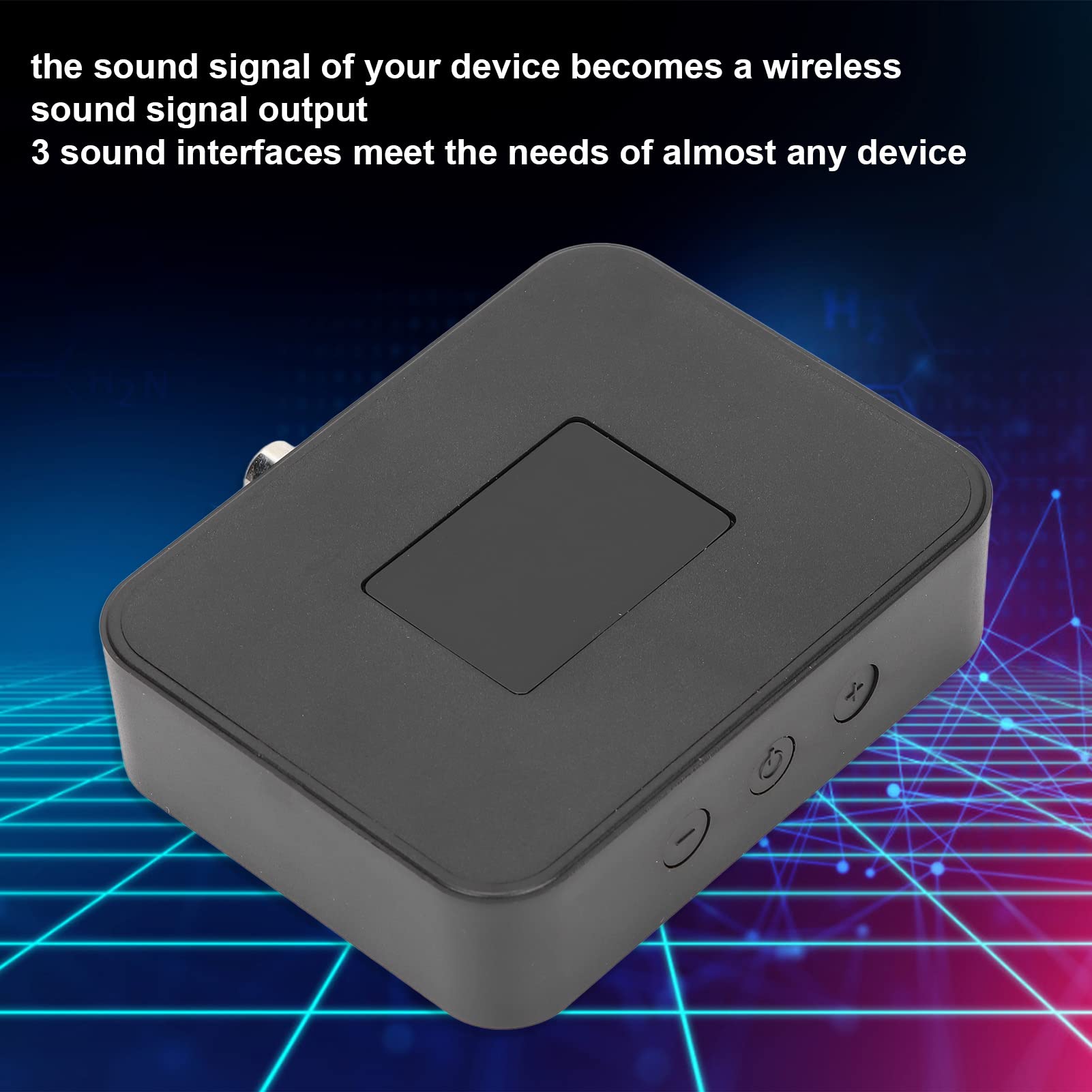 Transmisor Bluetooth con pantalla LCD Transmisor Bluetooth 5.0 Interfaz coaxial Óptica 3.5mm Adaptador de Audio Inalámbrico para TV, Computadora, Consola de Juego, Material ABS 90.8