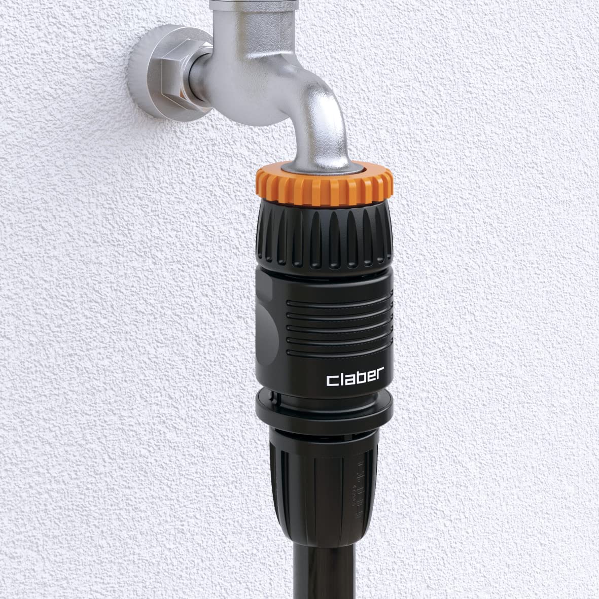 Claber 8423 Aquauno Select & 91009 Goccia a Raccordo Automatico, Nero