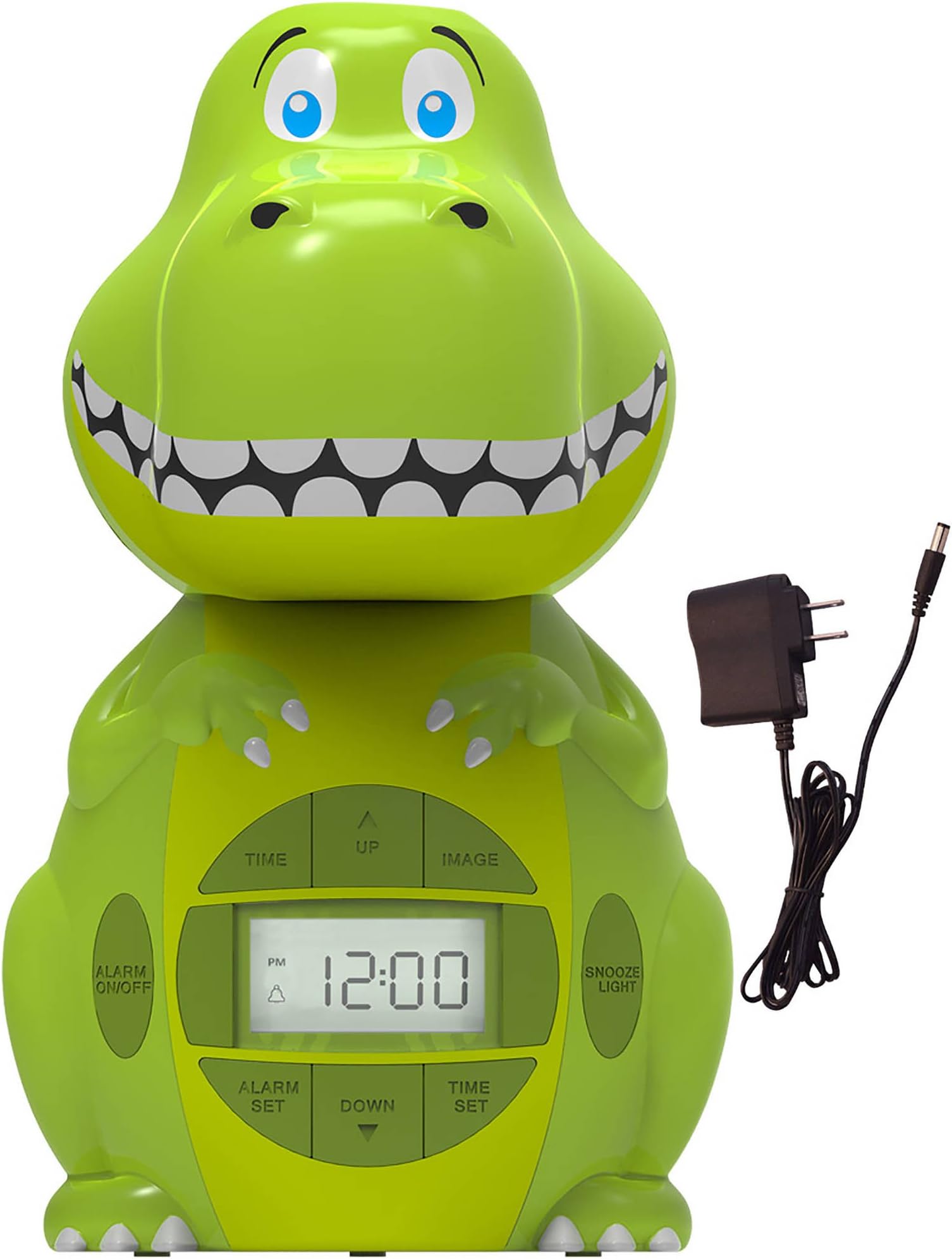 Big Red Rooster BRRC103AC Dinosaur Projection Alarm Clock, Operates On An AC Adaptor (Included) or 3 C Batteries
