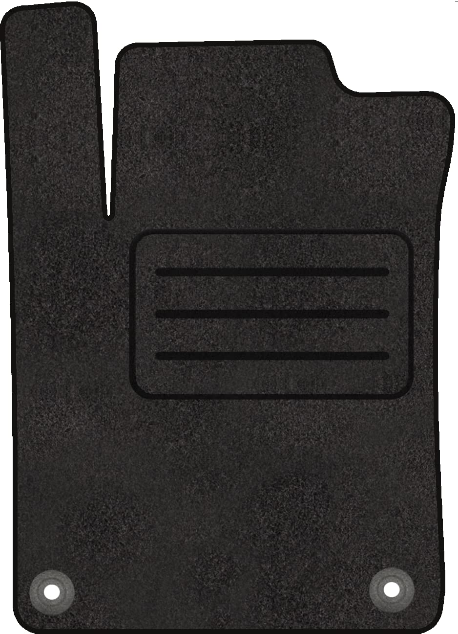 Tapis De Sol Velours Noir J&J Automotive Pour DS3 2009-2015