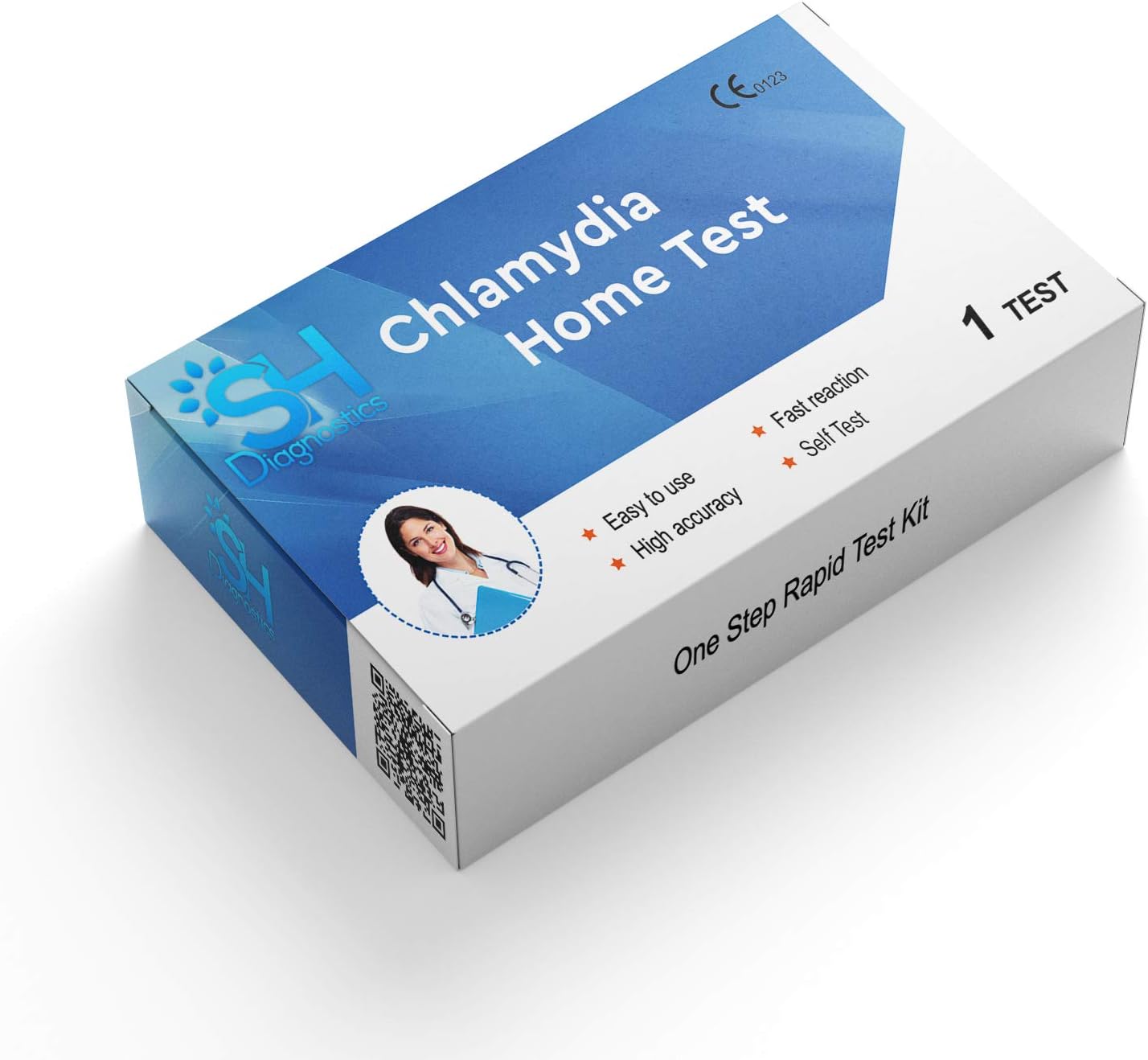 SH Diagnostics Chlamydia Home Test Kit (Female Only), 99% Accuracy, CE Approved, 15min Results