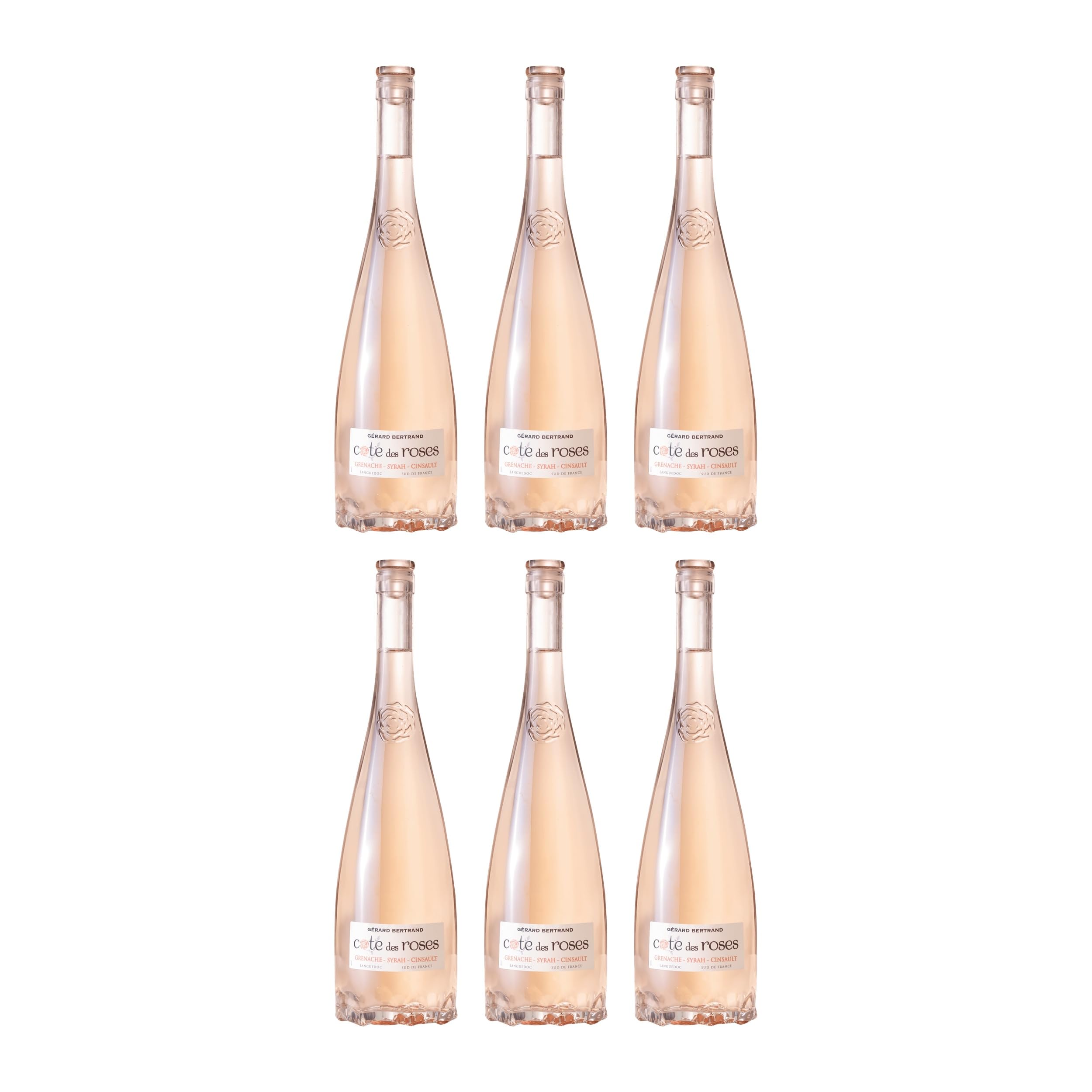 Gérard Bertrand Côte des Roses Rosé trocken Roséwein Wein Frankreich inkl. FeinWert E-Book (6 x 0.75 l)