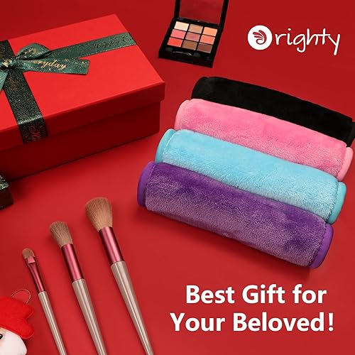 Miniatura 6 de Orighty Paquete de 12 paños de limpieza facial de microfibra reutilizables, eliminan al instante la suciedad, el maquillaje y el rímel impermeable