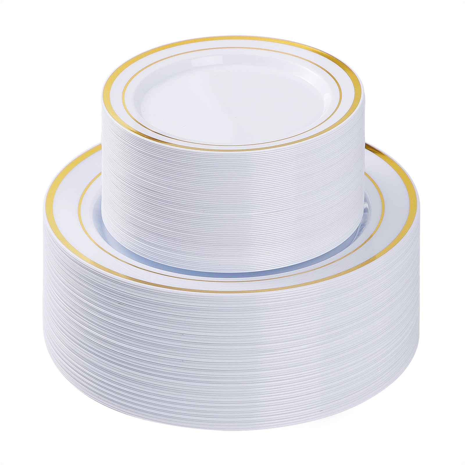 200 Silver Disposable Plates - Party & Event Plates -25 200 Silver Disposable Plates - Party & Event Plates -25