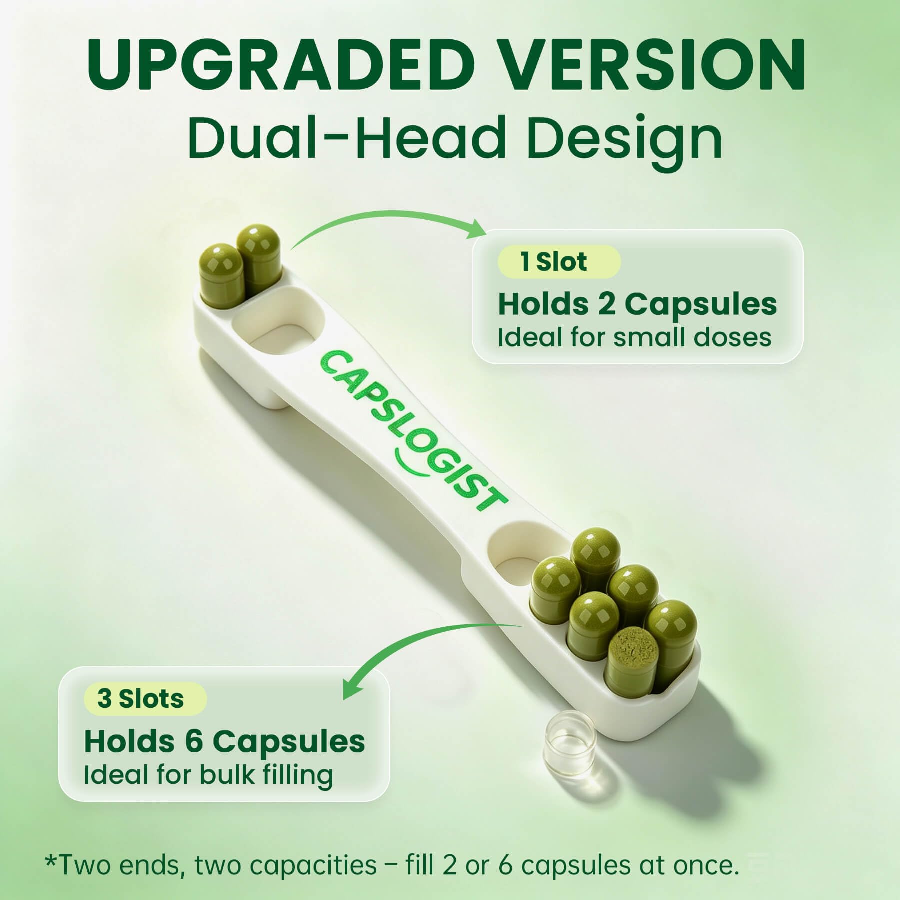 Capsule Filling Scoop for Size 2, Pill Filler Kit with Brush — Amazon image 2