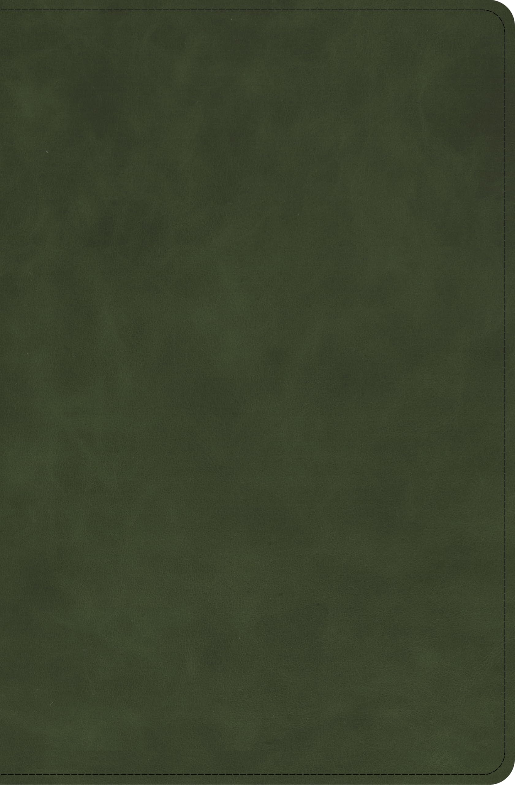 CSB Single-Column Compact Bible, Holman Handcrafted Collection, Zipper Closure, Olive Premium Calfskin