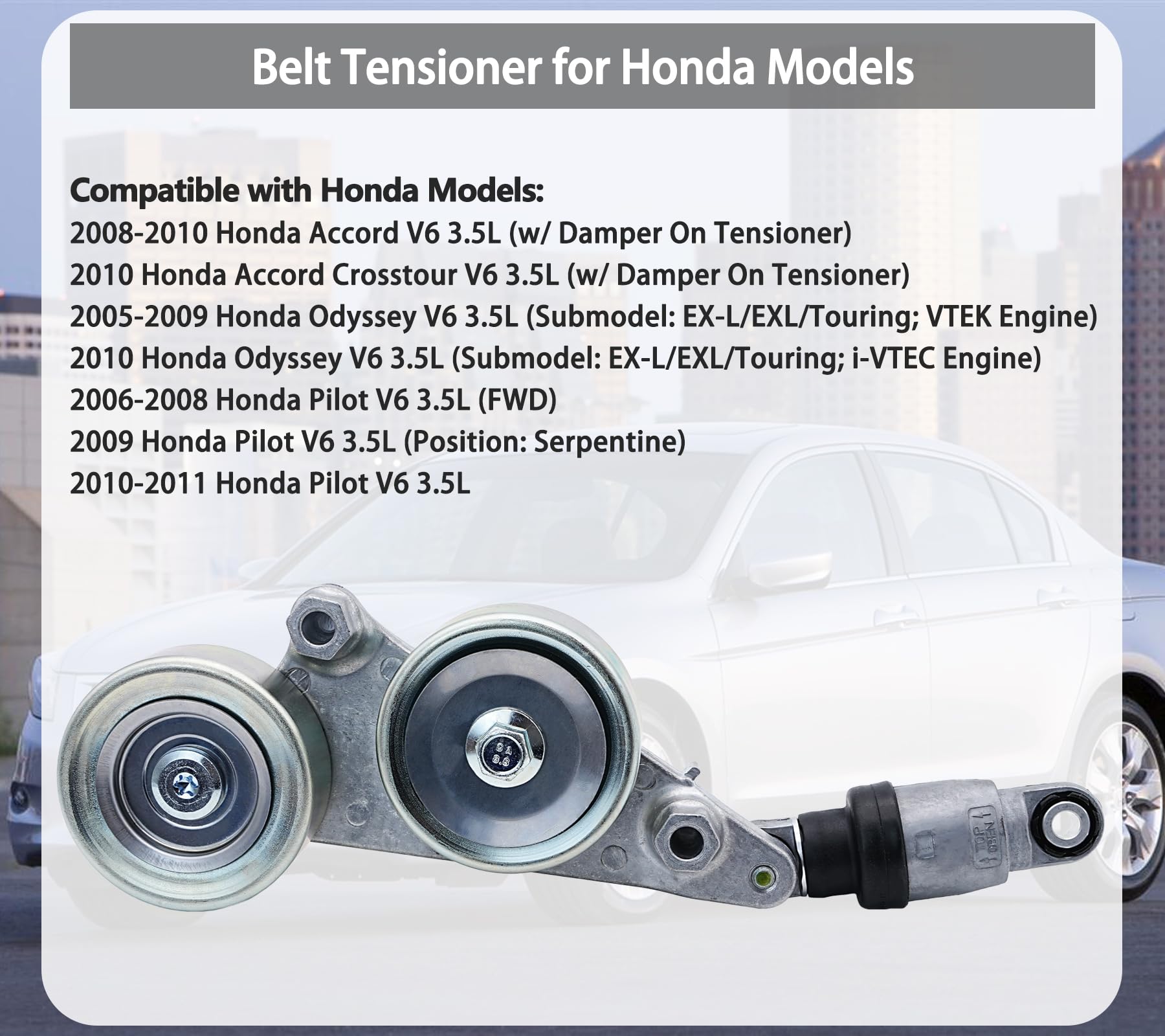 Belt Tensioner 2005 Honda Odyssey Timing Belt For 2005-2012 Honda