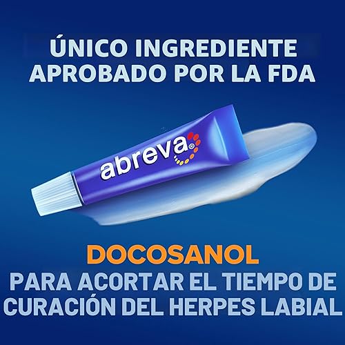 Miniatura 5 de Abreva Tratamiento 10% Docosanol para el dolor de frío, trata tu ampolla de fiebre en 2.5 días - 2 tubos de 0.07 onzas