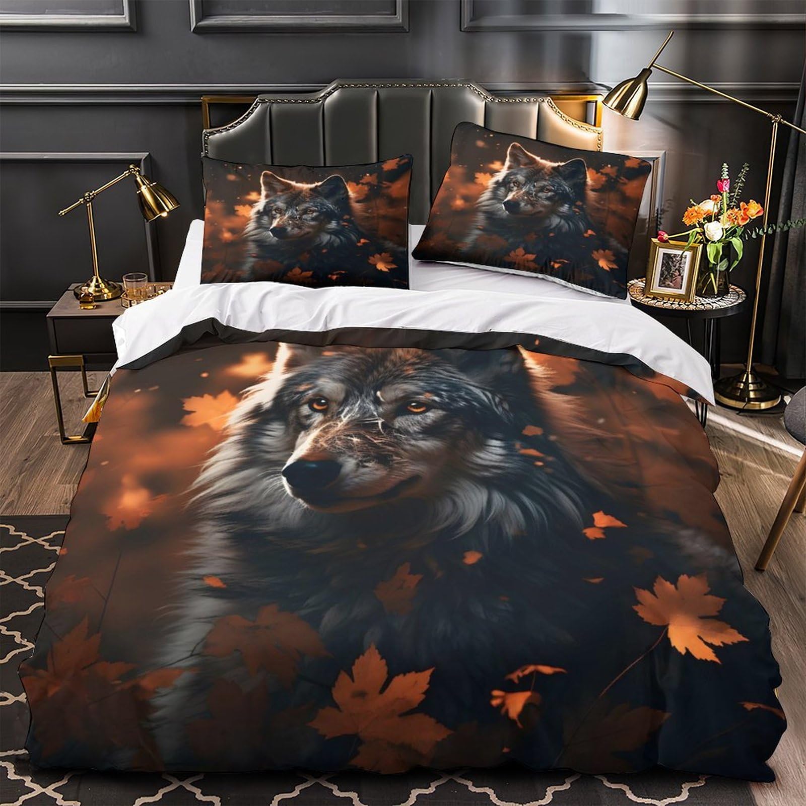 Housse de couette hypoallergénique résistante et douce 260x220 cm