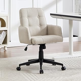 Anuncio patrocinado: chairus Silla de Escritorio Giratoria Sillas de Oficina Moderna, Sillas de Trabajo de Lino Silla Gira...