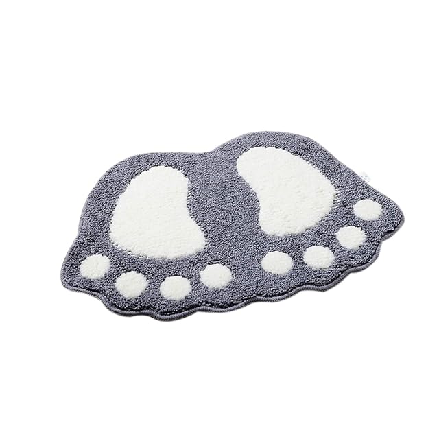 Bath Mat Bathroom Shower Rugs Area Rugs Carpet Non Slip Cute Big Feet Absorbent Doormat Floor Mat Living