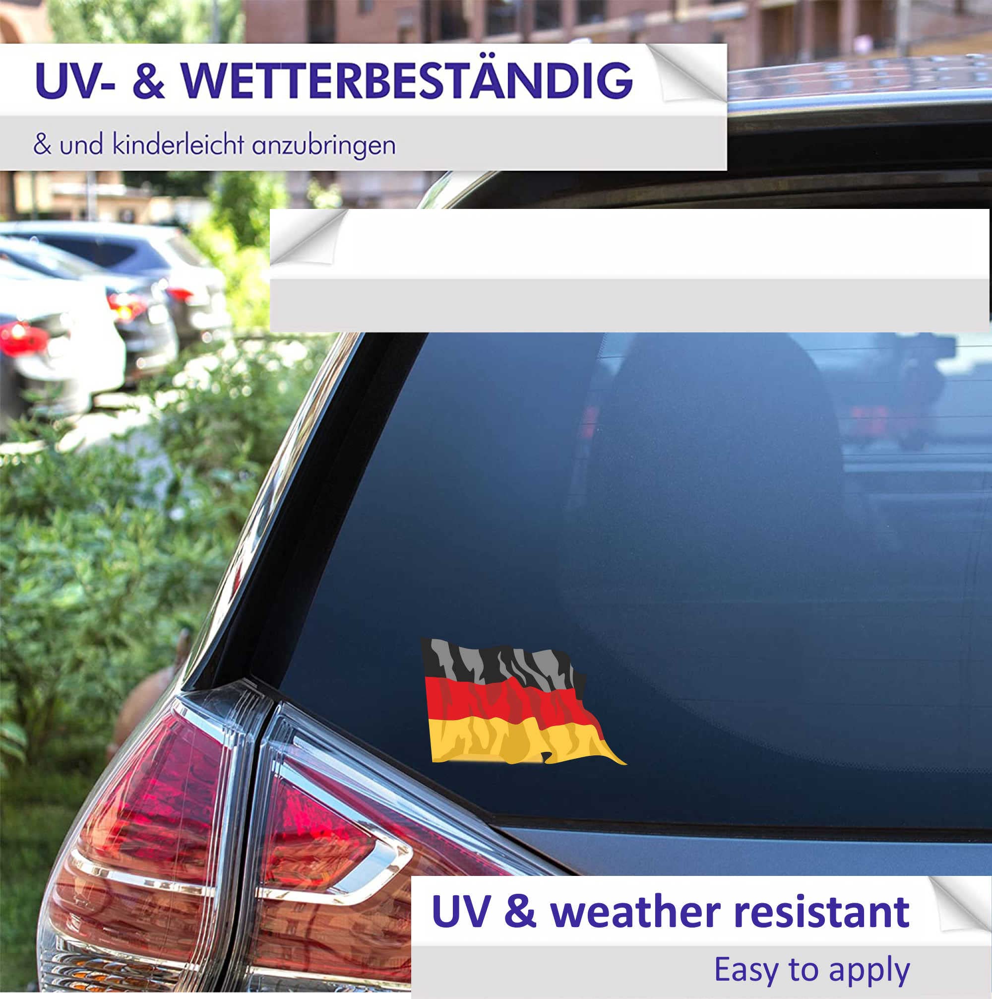 INDIGOS UG Mini-Flaggen Aufkleber Set – 54 Stück Wehende Fahnen, 20x12 Mm, Selbstklebend Für Auto, Laptop & Mehr