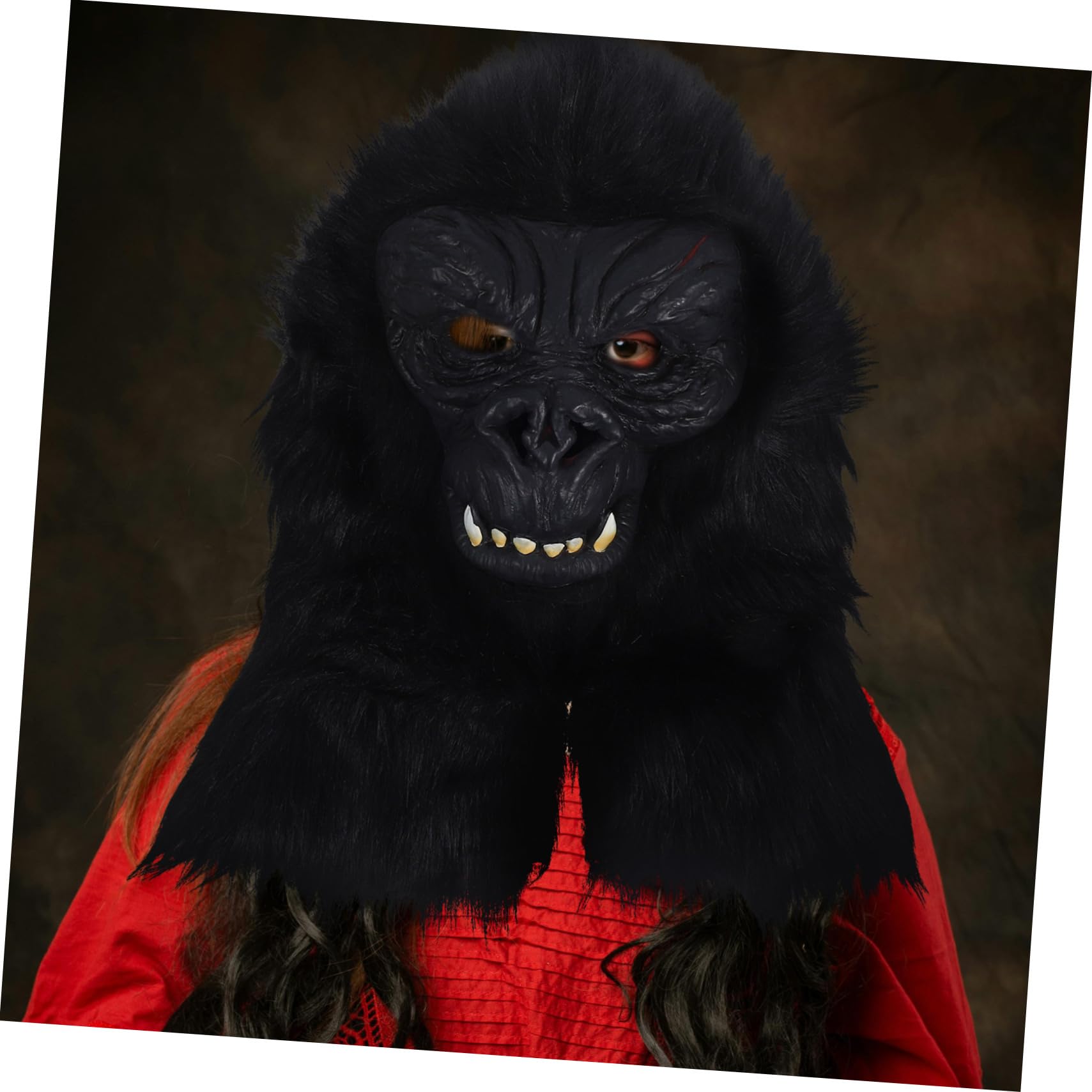 BESPORTBLE Maschera Testa Gorilla Maschera Decorativa Per Halloween Carnevale Accessorio Fotografico Unisex